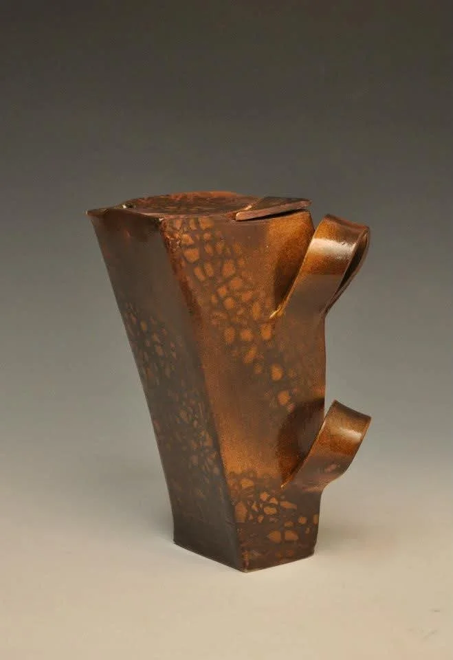 "Extruded Teapot No. 2", Ceramic, 10" x 6", 2013
