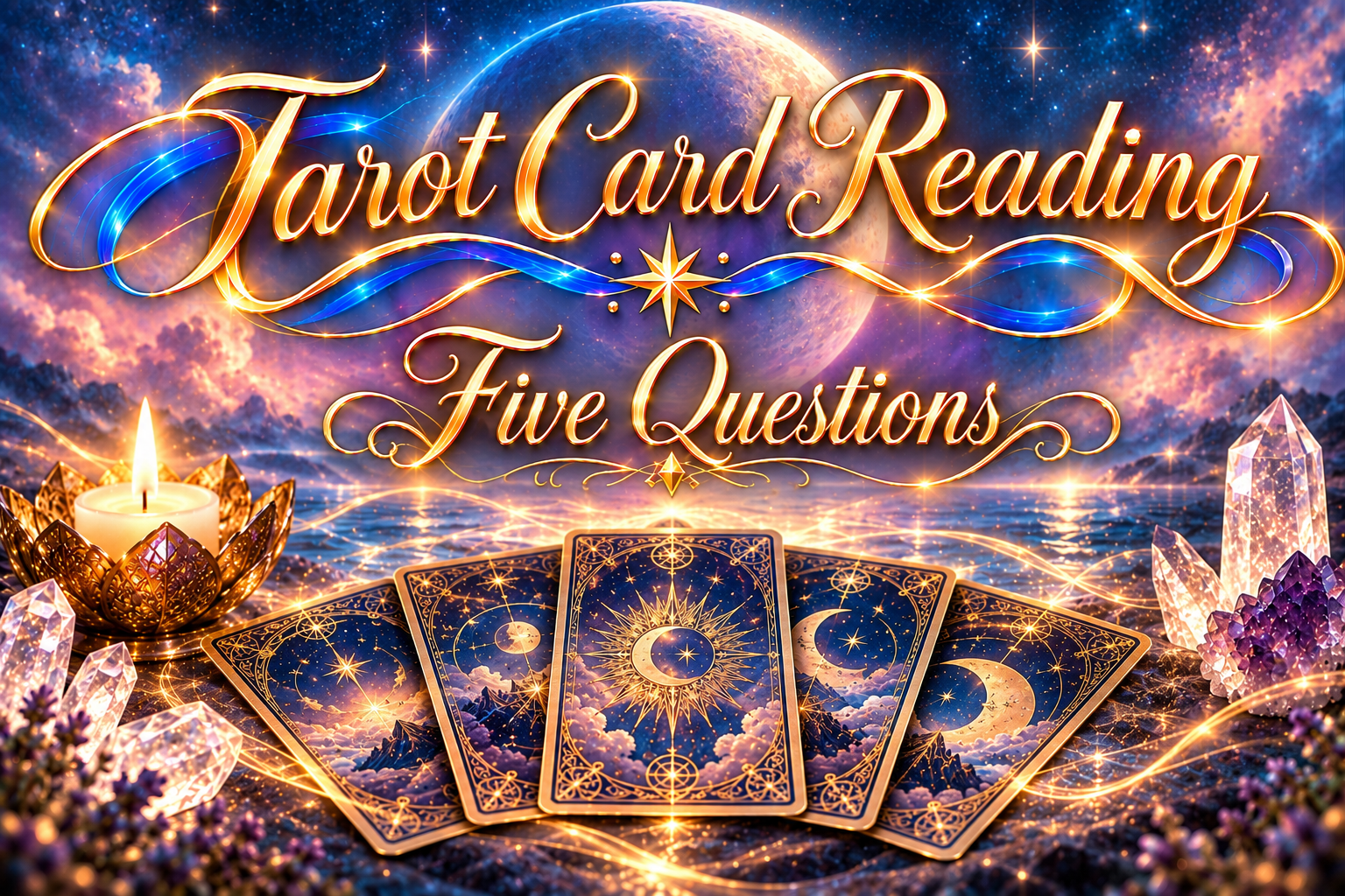 TAROT CARD READING - FIVE QUESTIONS