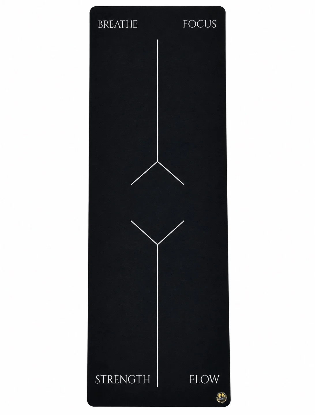 Breathe. Focus. Strength. Flow. Yoga Mat