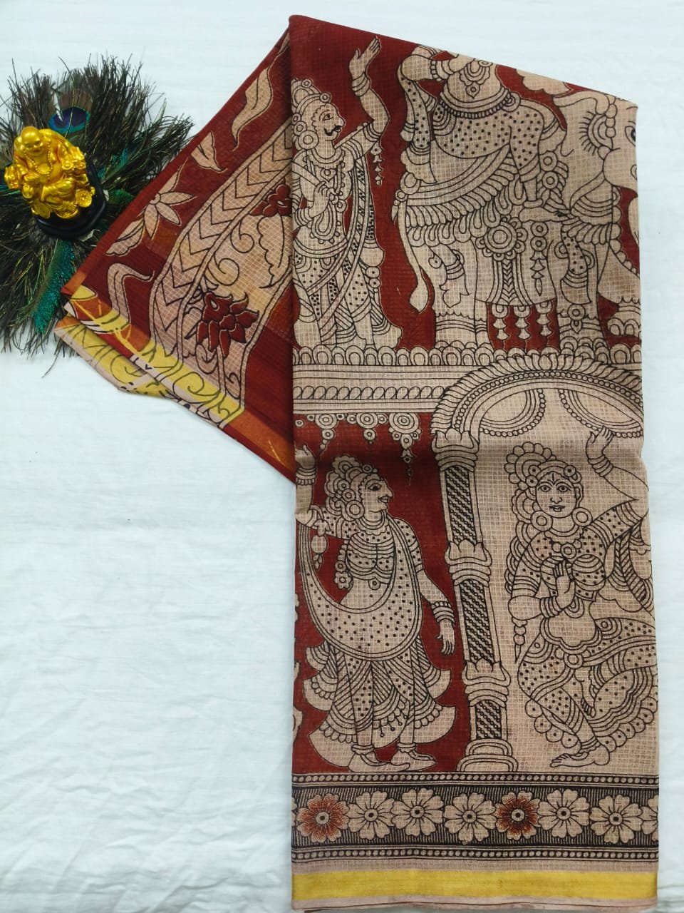 Kalamkari Kota Cotton Saree