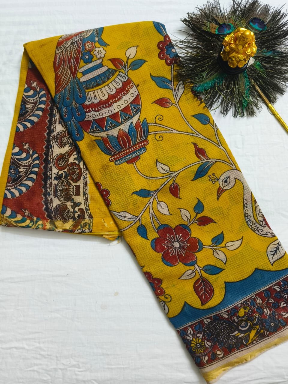 Kalamkari Kota Cotton Saree