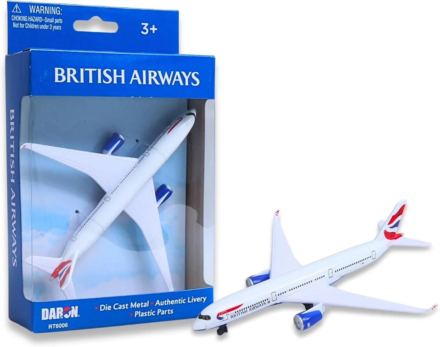 Daron British Airways A350 Single Plane Die-Cast Metal Collectible Airplane