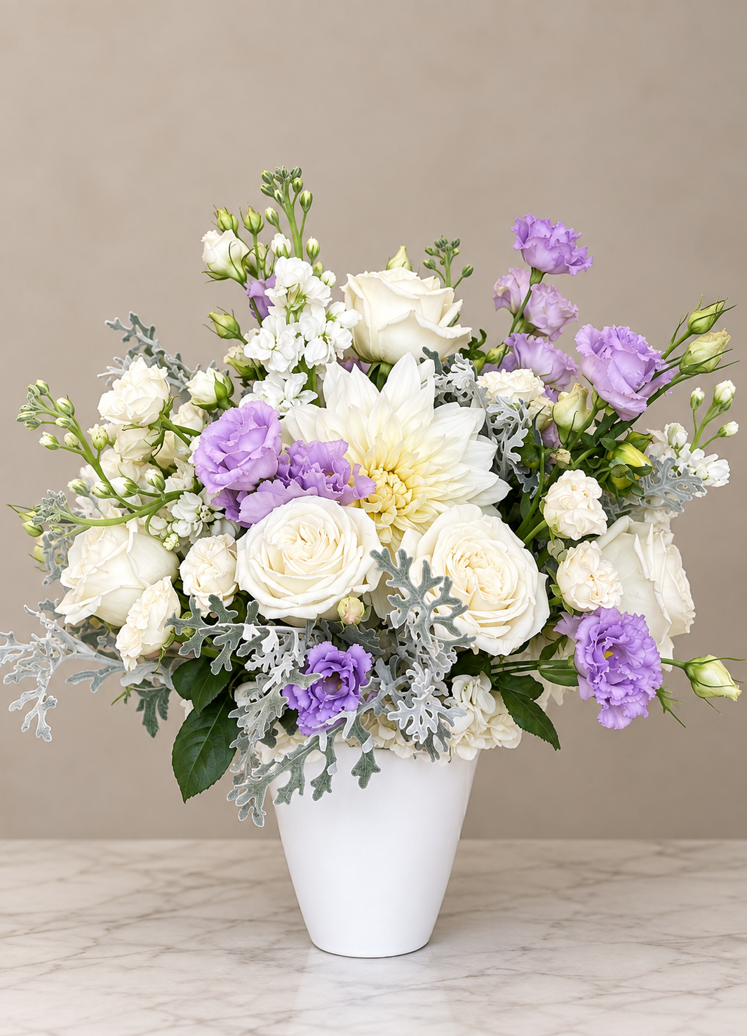 Hue's of Purple- Seasonal Arrangement