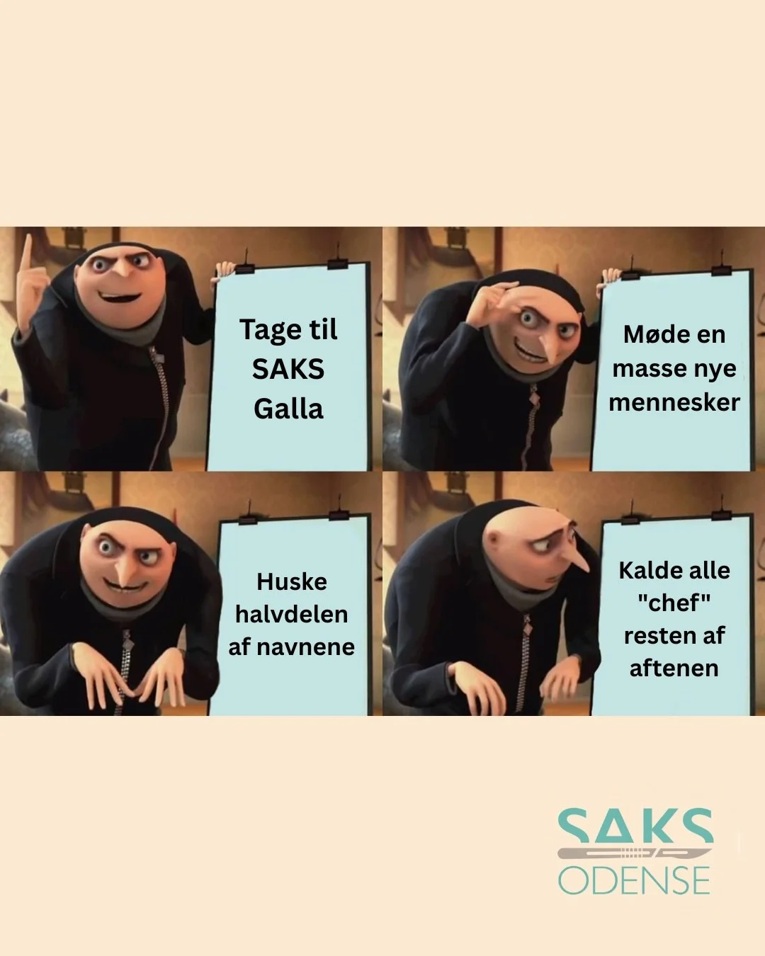 🎟️ K&oslash;b din billet, f&oslash;r du ender p&aring; sidelinjen!!!

Kun 3 uger til SAKS Galla! ✨

🍽️ 3-retters menu 
🍻 Fri bar hele aftenen
💰 175 kr.

S&aring;dan k&oslash;ber du din billet: 
1️⃣ Klik &ldquo;Deltager&rdquo; p&aring; vores Faceb