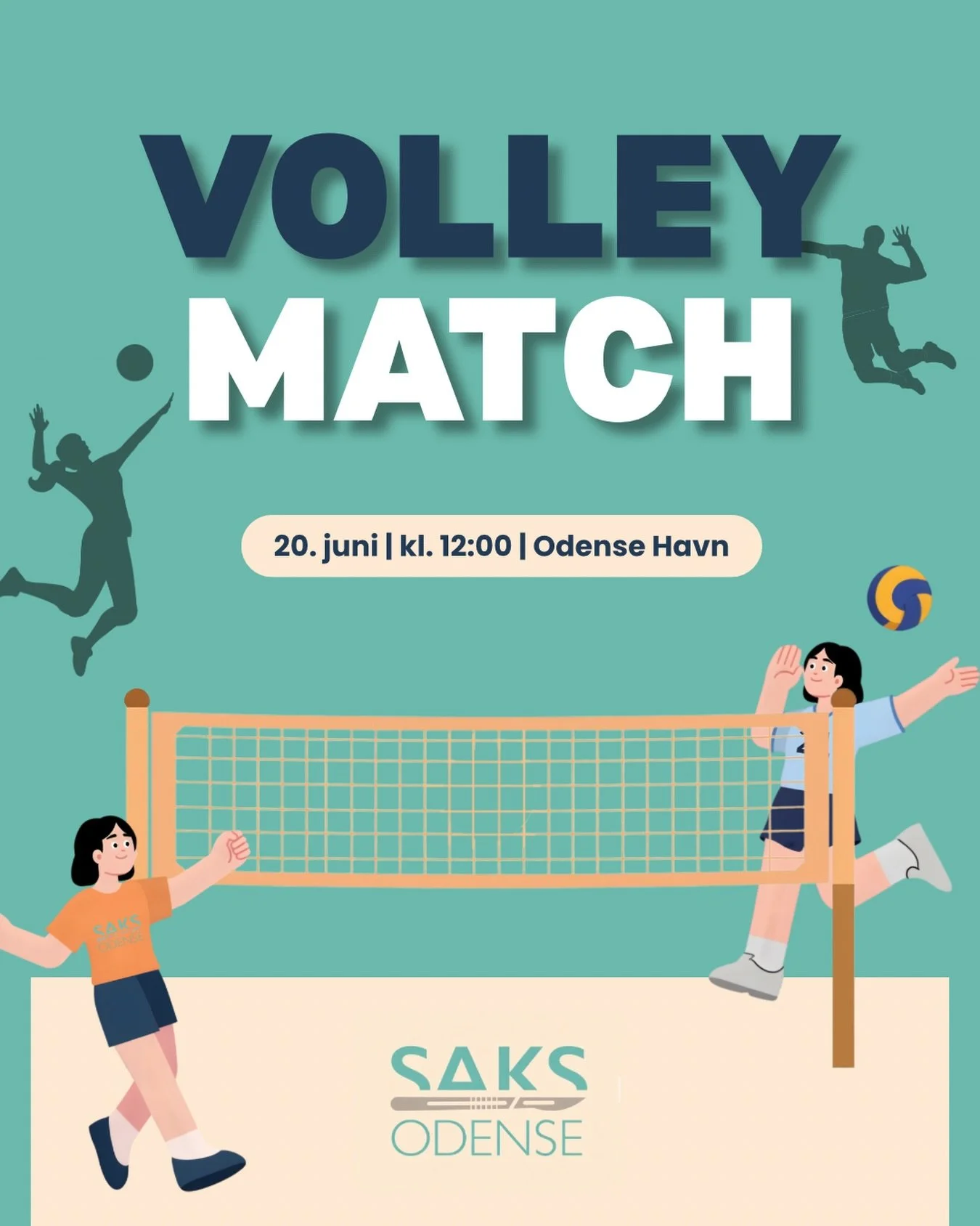 🏐 Volley p&aring; l&oslash;rdag! 🏐

Vi h&aring;ber at eksamensperioden ikke har v&aelig;ret alt for hard ved jer 📚💪

For at fejre, at vi er kommet igennem (eller n&aelig;sten igennem) eksamenerne, vil vi gerne invitere jer til reparationsvolley p