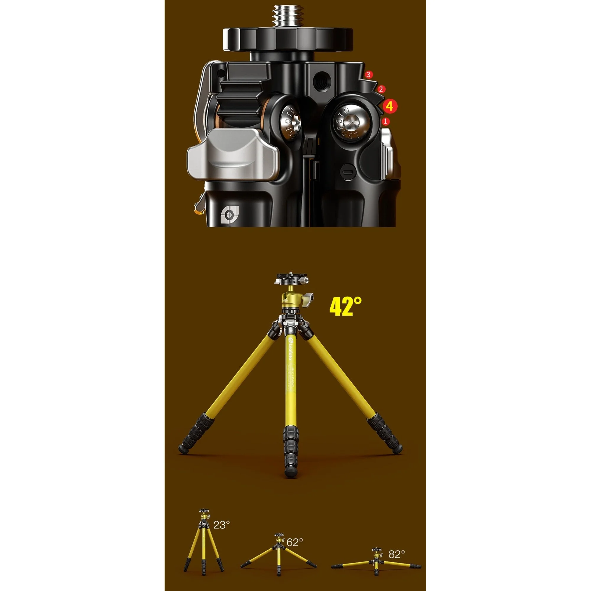 Leofoto-Carbon-Dreibeinstativ-LY-224C-Mr-Y-Ballhead-LH-25-R-Black-3.jpg