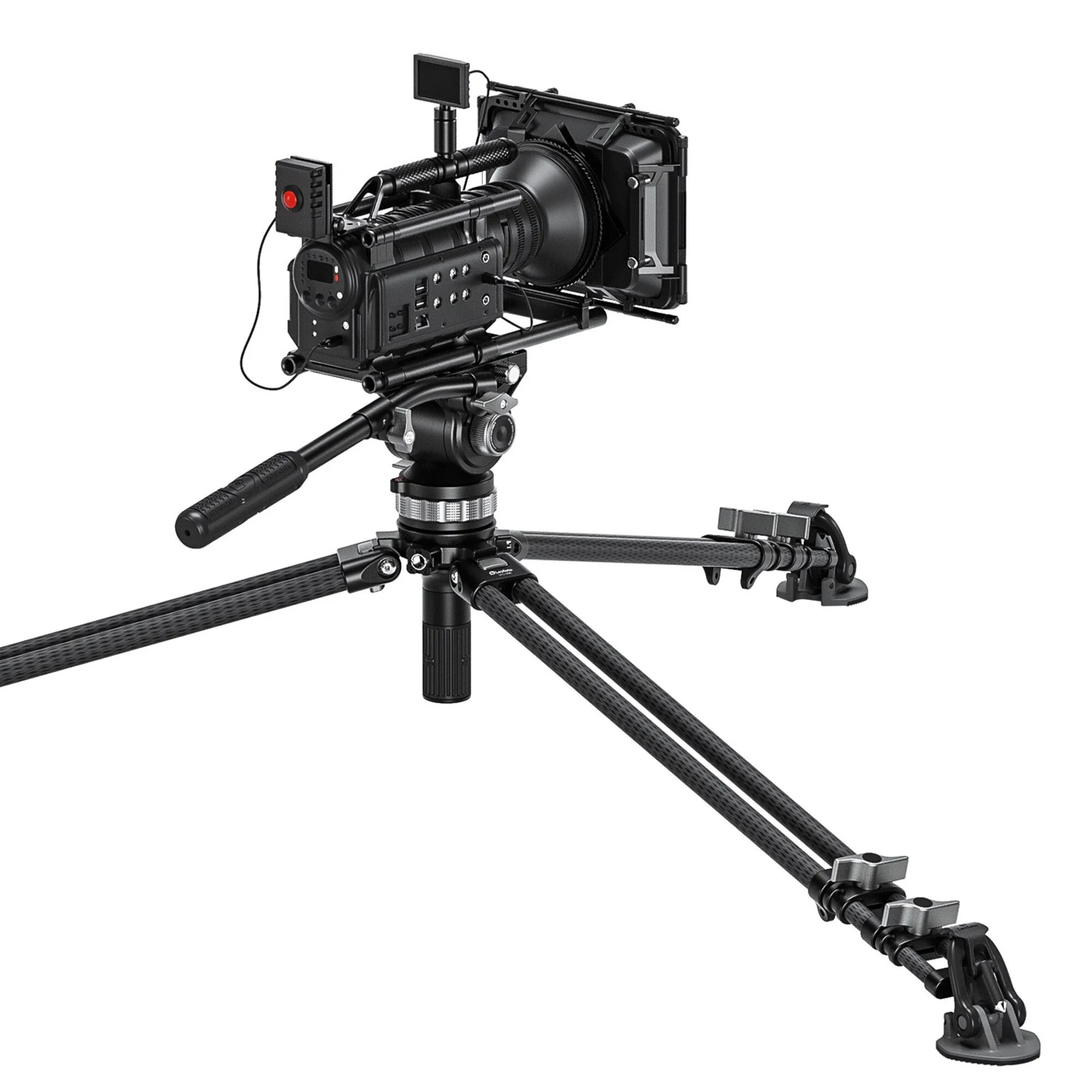Leofoto-Carbon-Dreibeinstativ-LVC-193-Doppelrohr-Videoneiger-BV-15-5.jpg