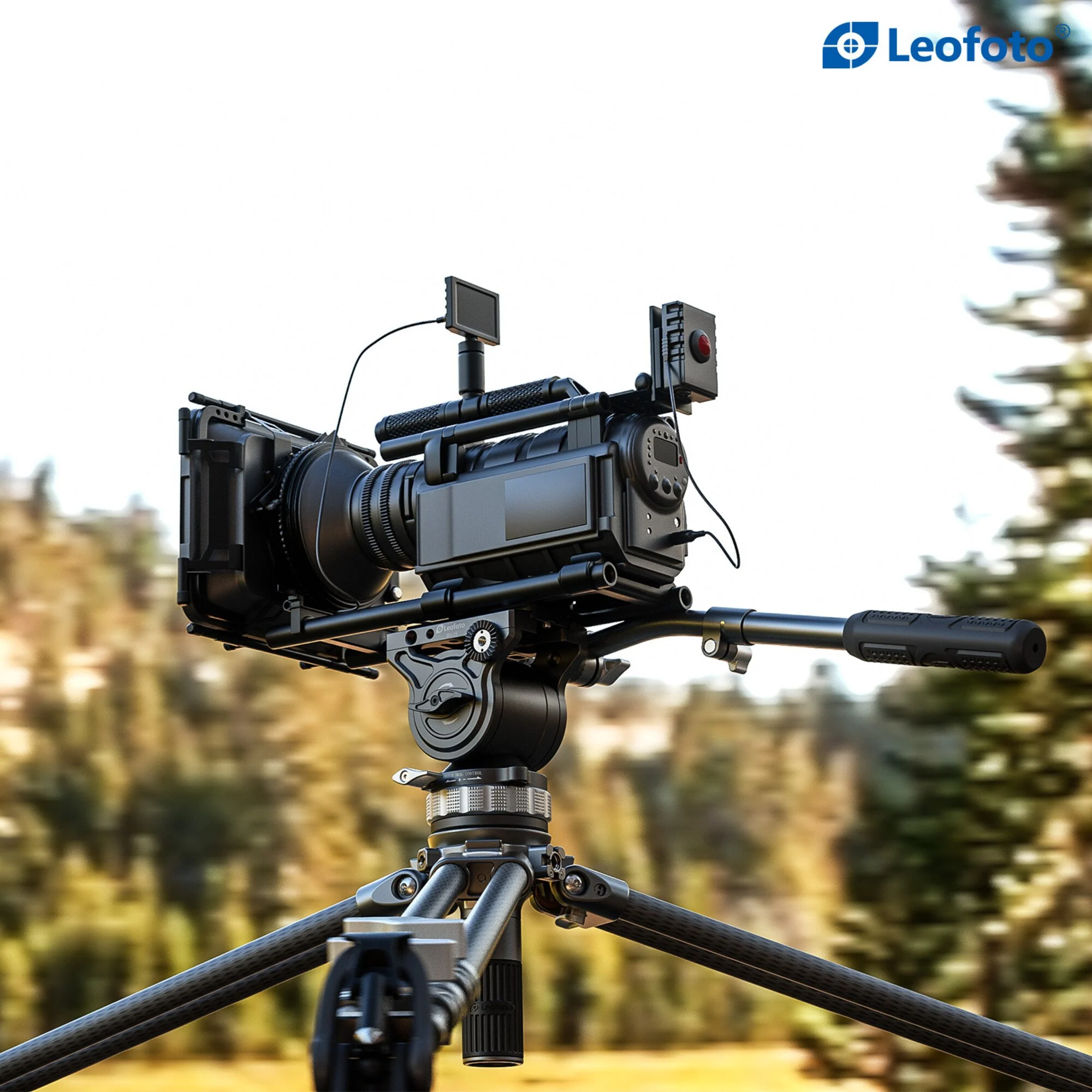 Leofoto-Carbon-Dreibeinstativ-LVC-193-Doppelrohr-Videoneiger-BV-15-7.jpg