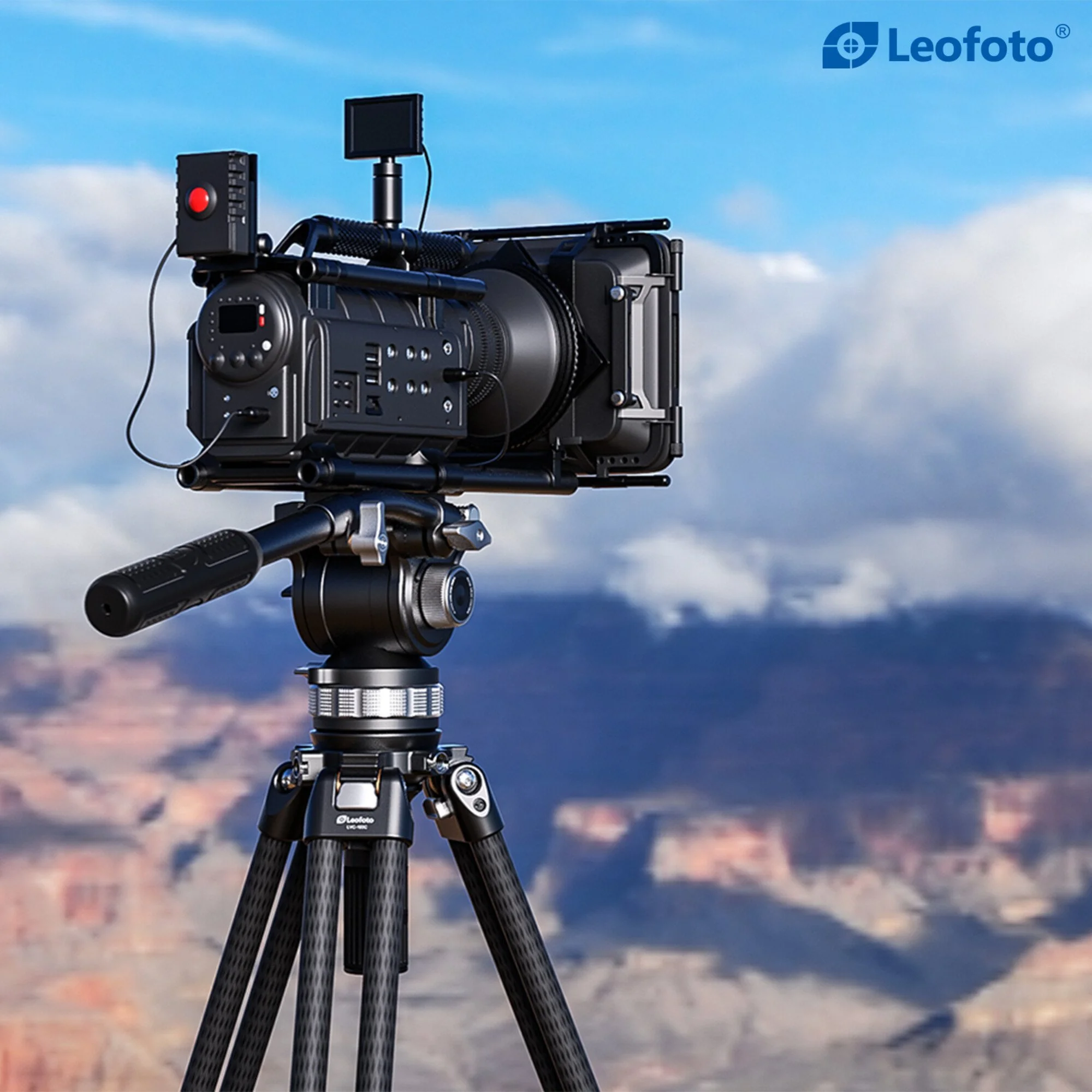 Leofoto-Carbon-Dreibeinstativ-LVC-193-Doppelrohr-Videoneiger-BV-15-8.jpg