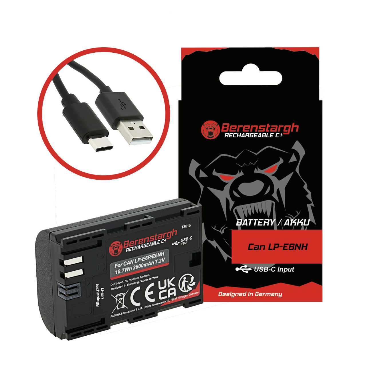 Berenstargh Akku mit USB-C Input f. Canon LP-E6NH OVP.png