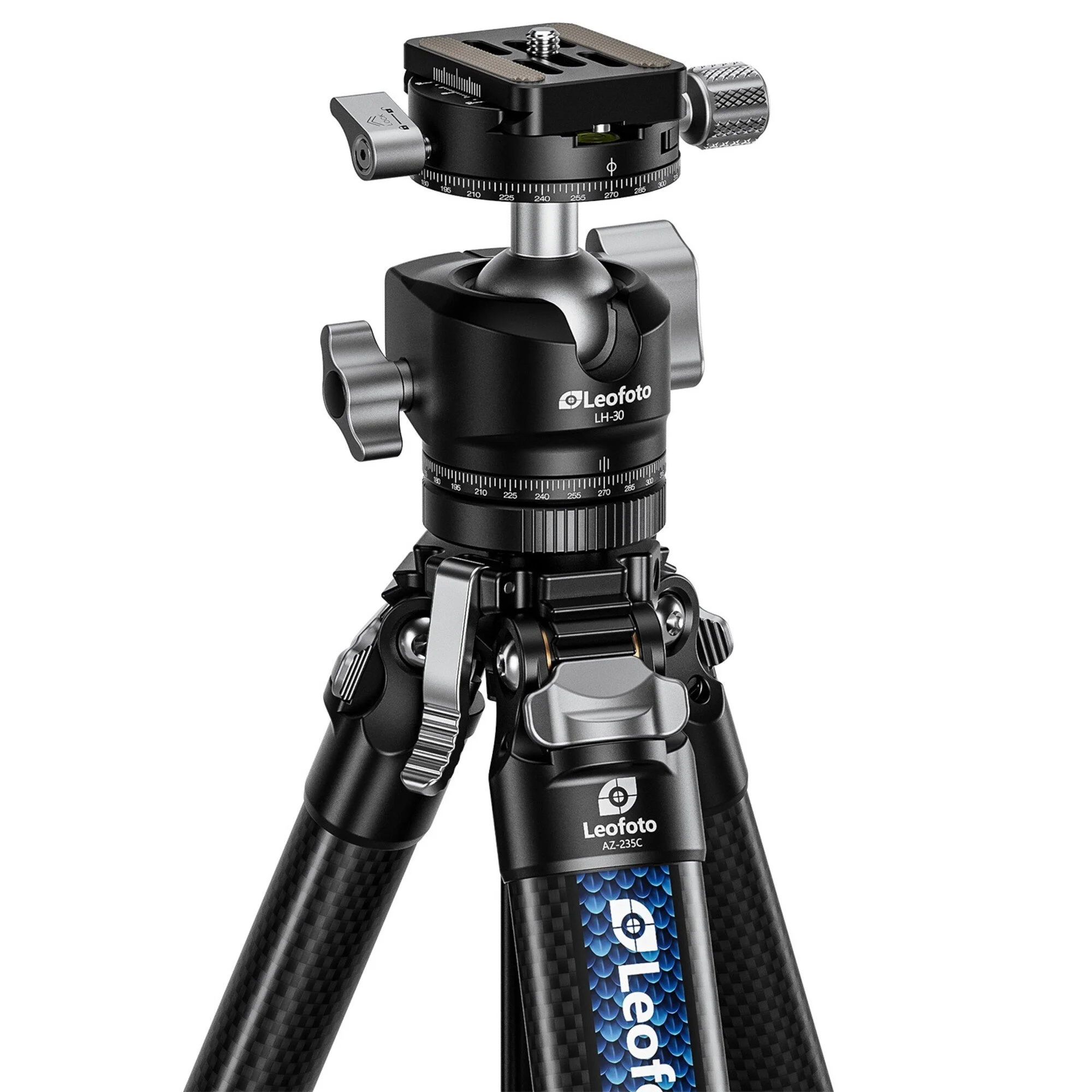 Leofoto-Carbon-Dreibeinstativ-Azure-AZ-235C-Kugelkopf-LH-30R-3.jpg