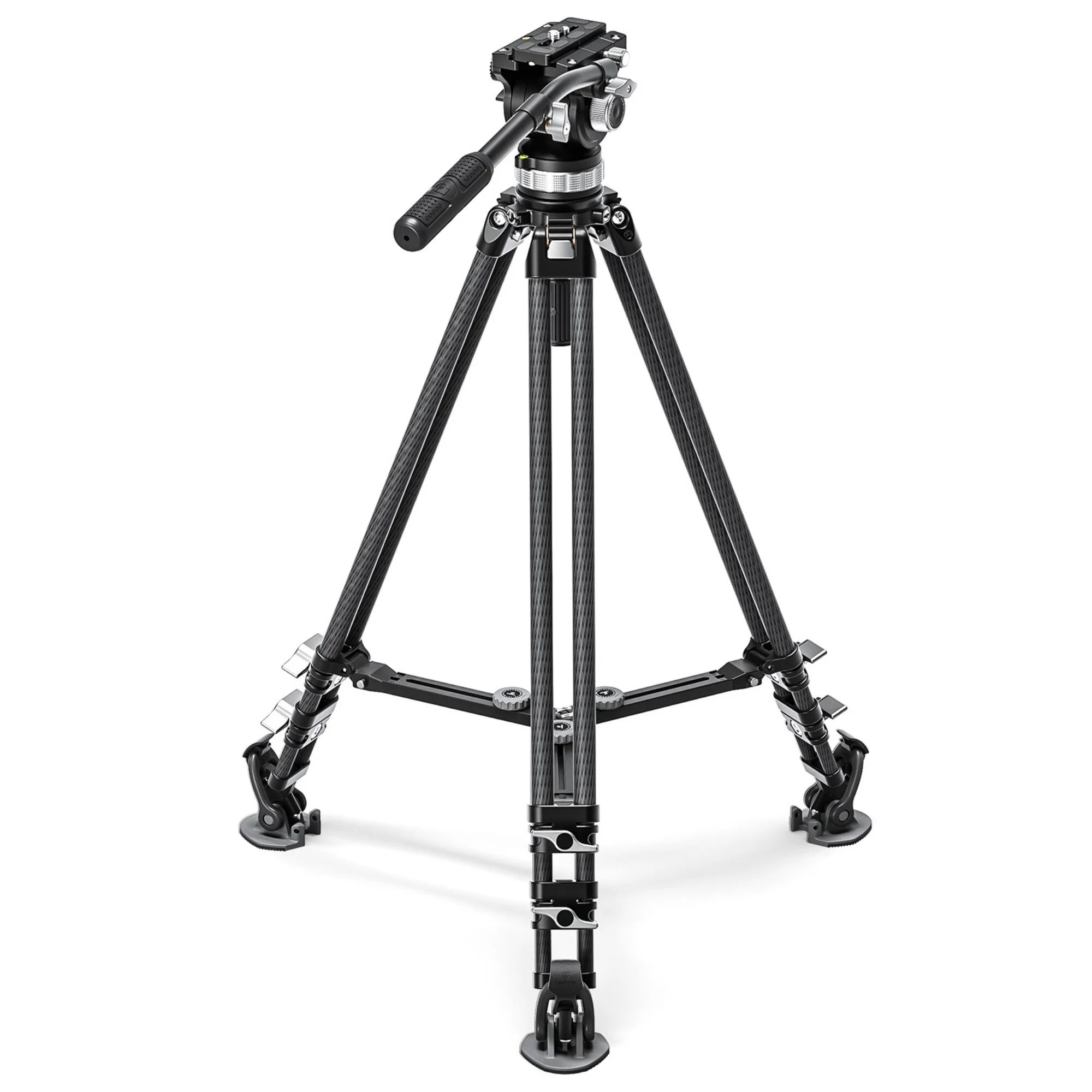 Leofoto-Carbon-Dreibeinstativ-LVC-193-Doppelrohr-Videoneiger-BV-15.jpg