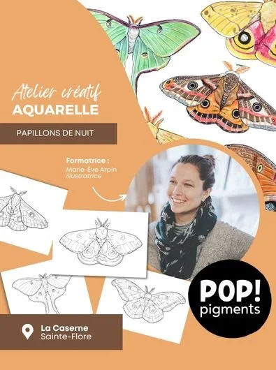 Atelier d'aquarelle avec Marie-Eve Arpin