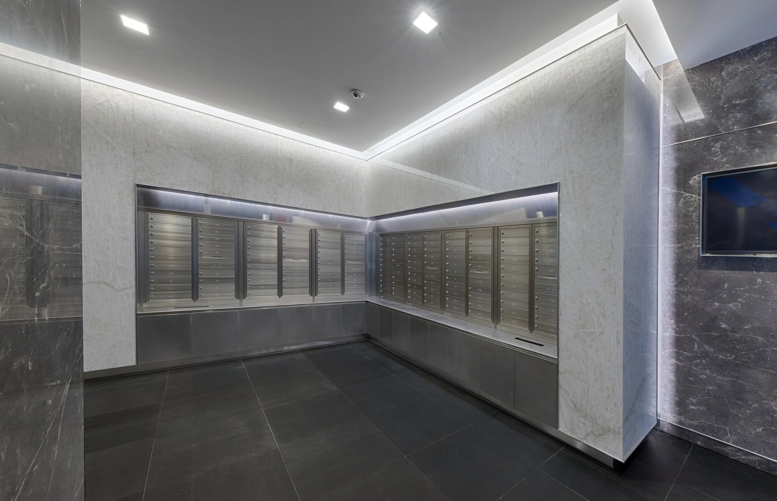 Midtown East Lobby and Mail Room Gut Renovation 