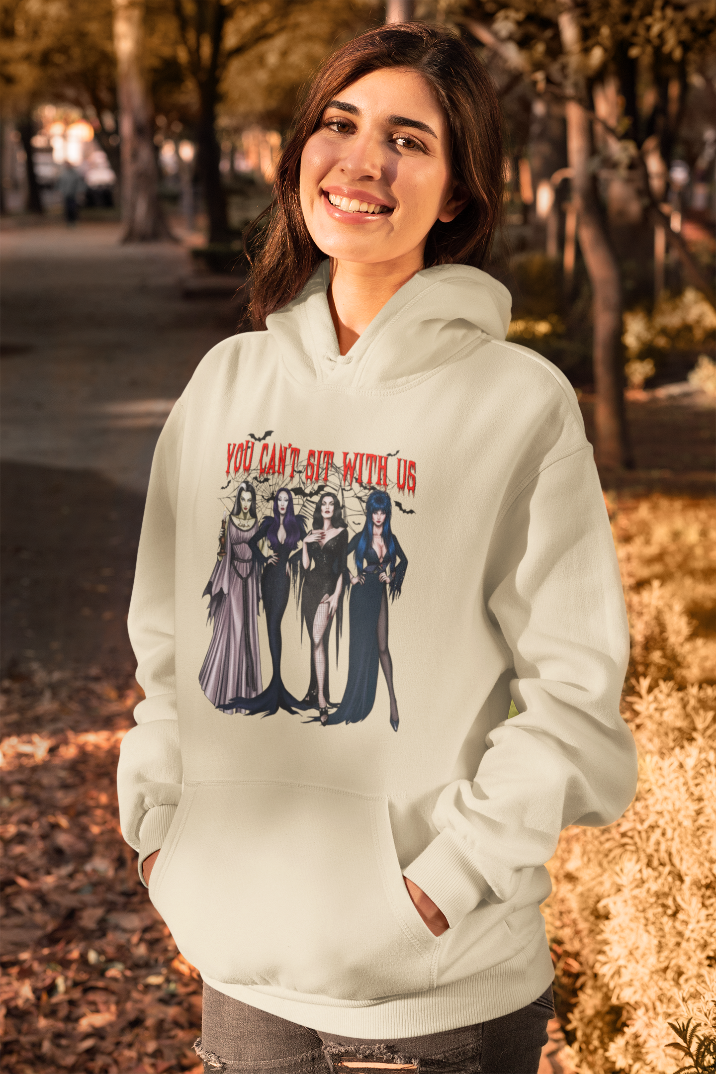You Can't Sit With Us Gothic Horror Queens Black Hoodie