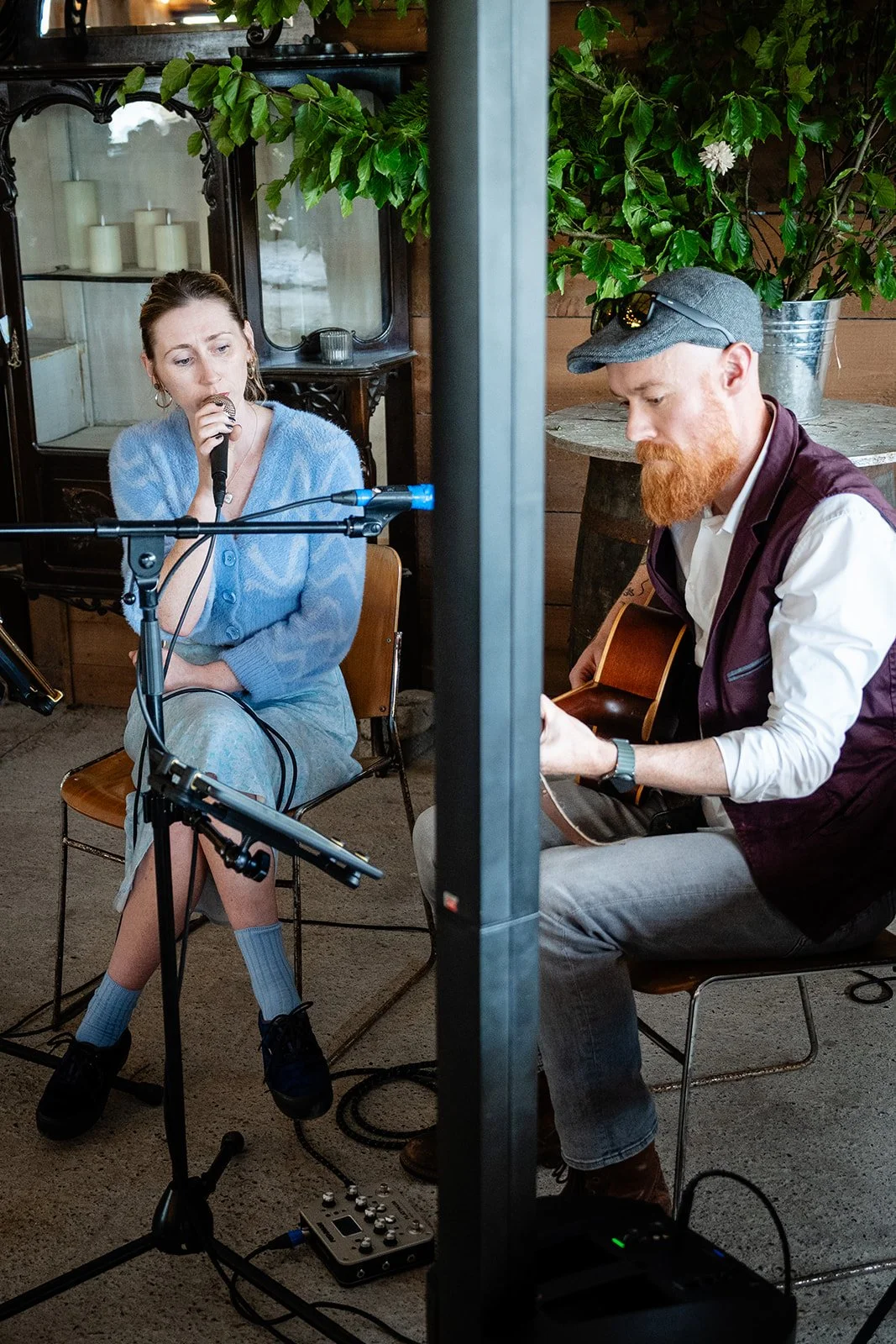 Fierce Mild acoustic duo performing live wedding ceremony music