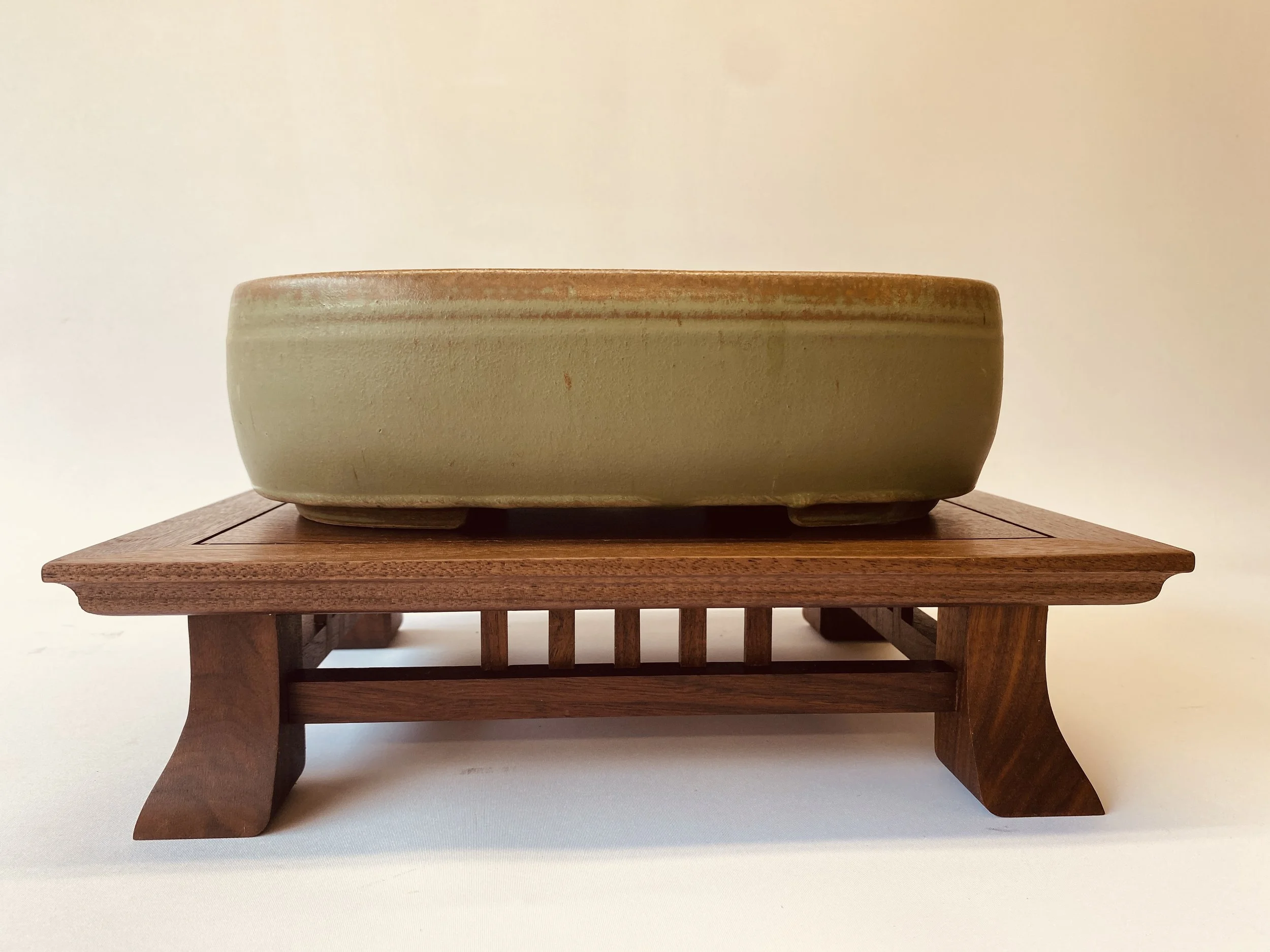 Walnut Bonsai Stand – 13.5" x 11" x 3"