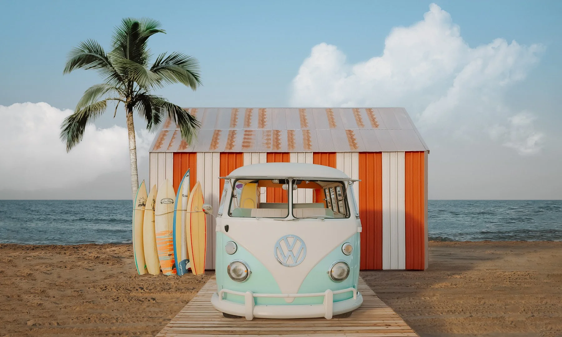 Wayfarer-Volkswagon-VW-surf-Beach-shack-ocean-retro-Palm-Tree.jpg