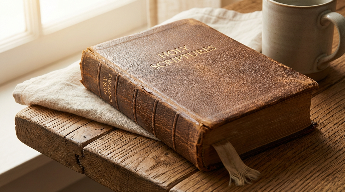 Leather-Bound Scripture