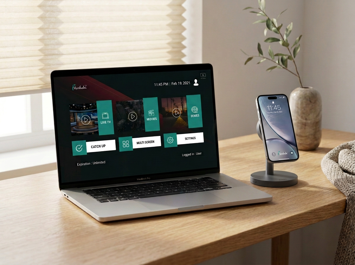 MARHABA TV Laptop & iPhone