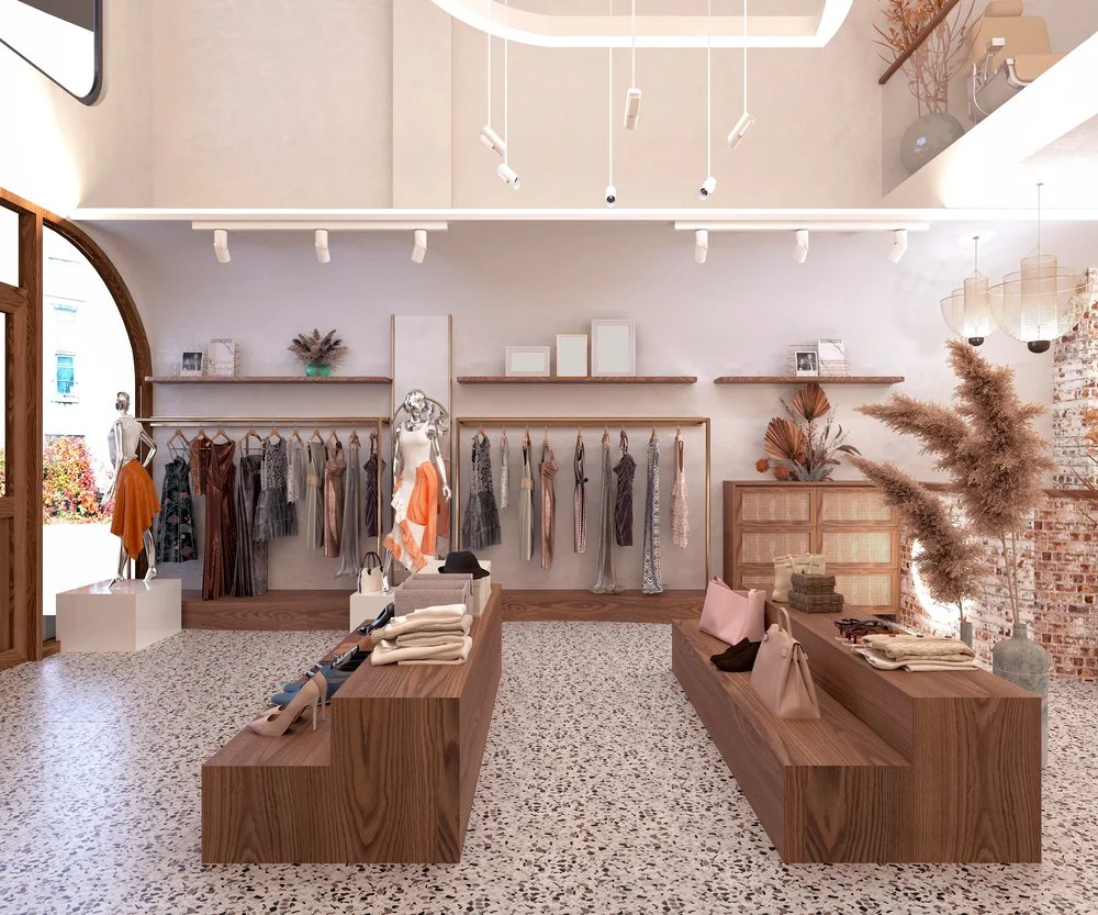 Modern retail store interior