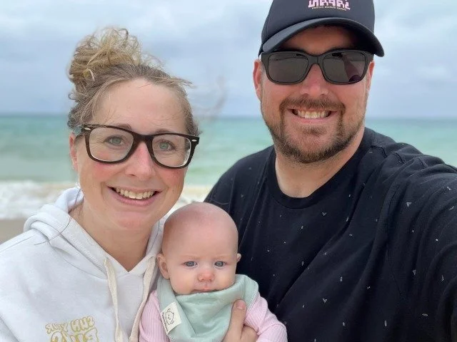Tony, Alex and Cecilia Haley