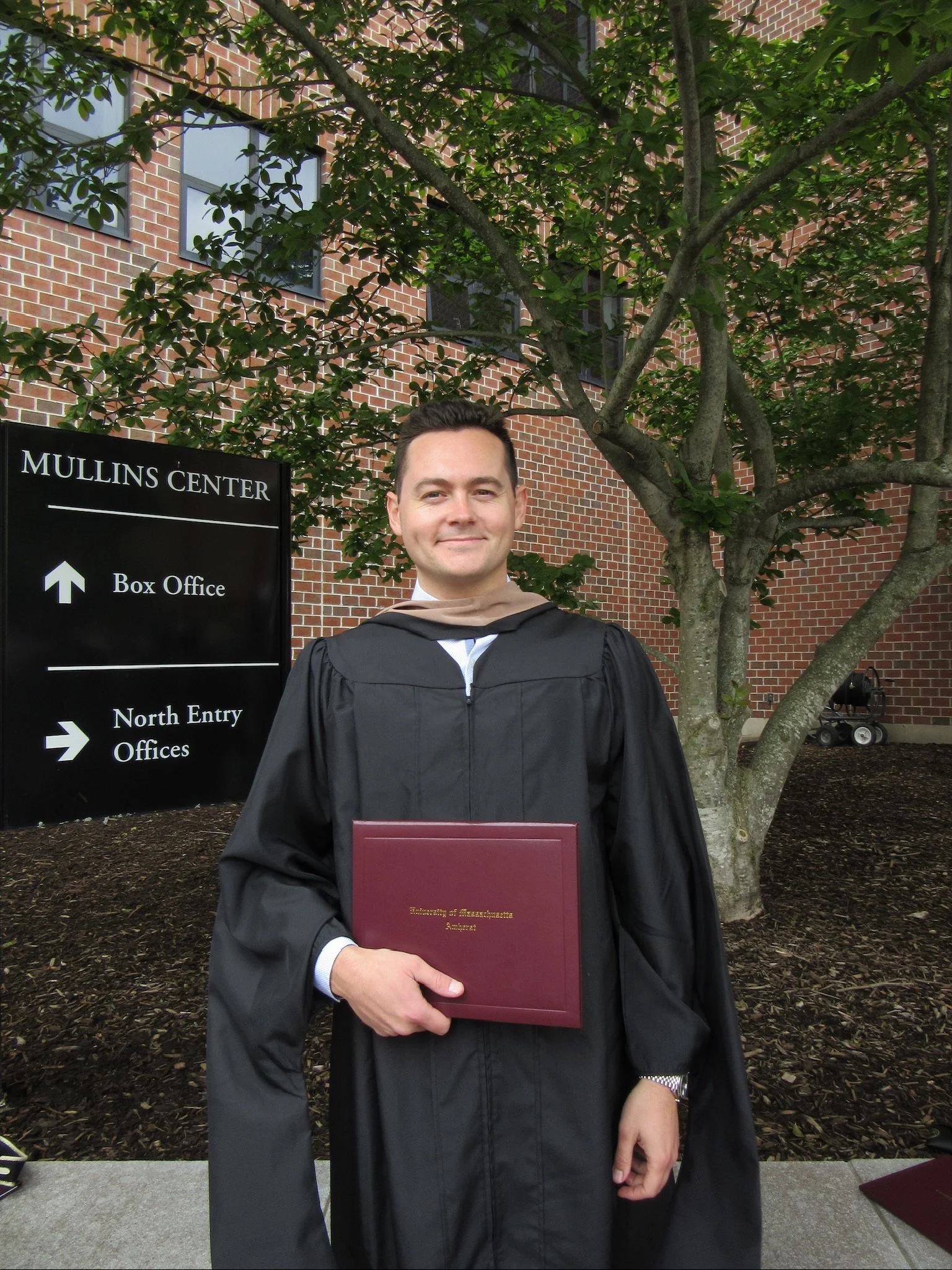 Mark got his Masters