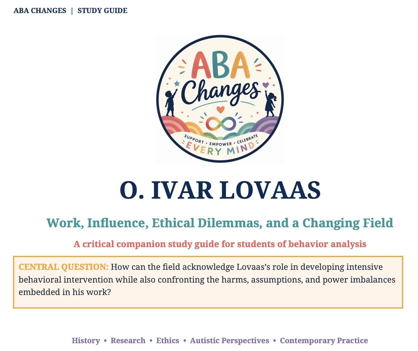 The Problem with Lovaas