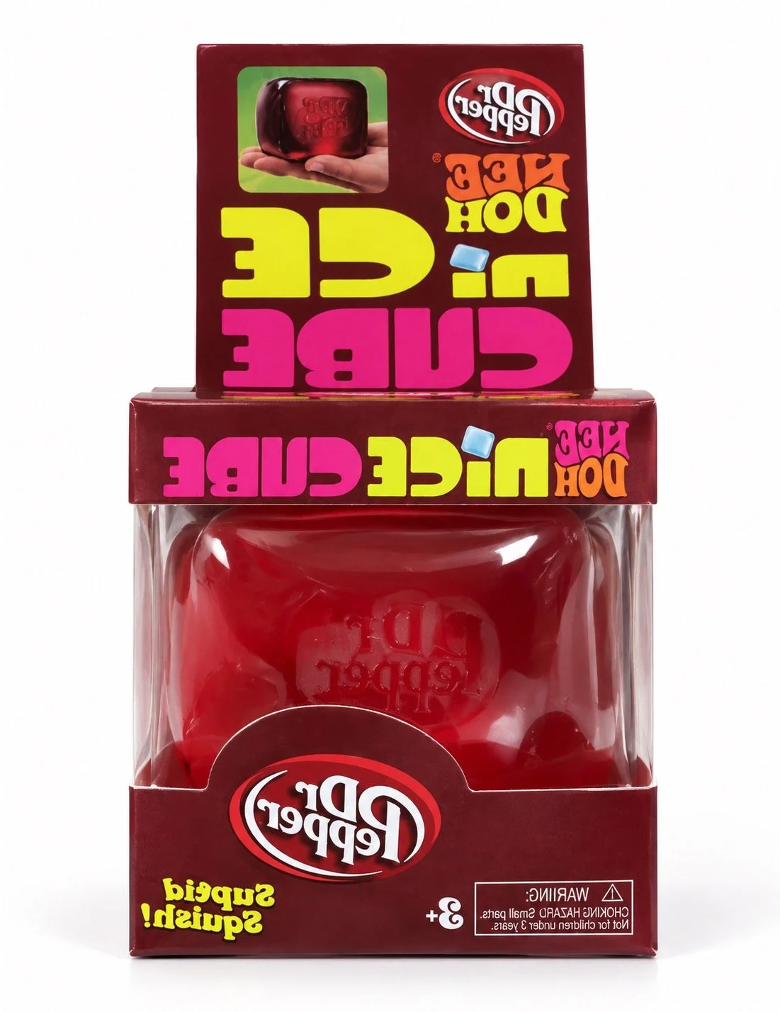 bright red Dr Pepper modeble squishy