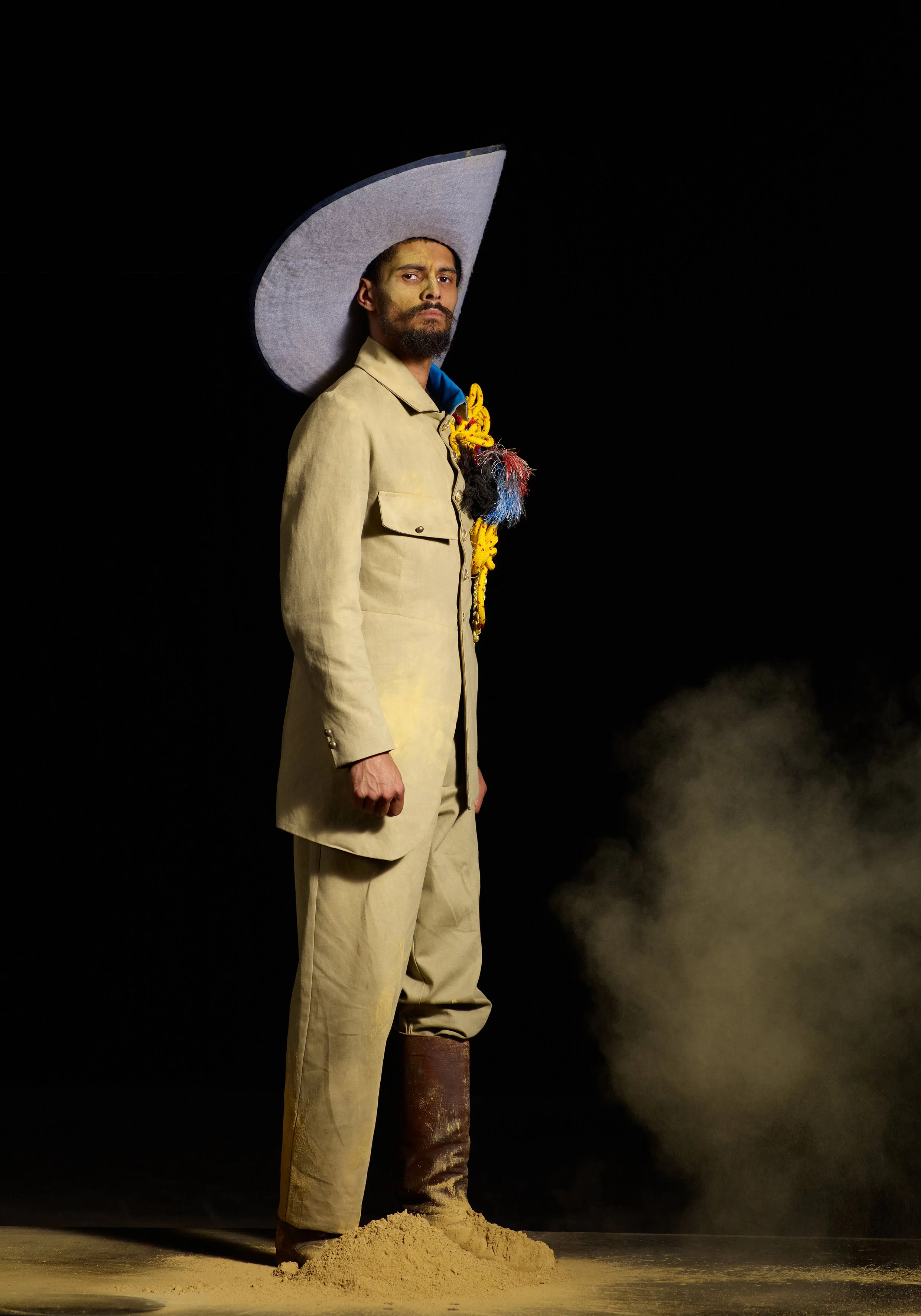 1894 Concept for an opera, workshop still
(Hendrik Witbooi, chief of the ǀKhowesin
people, a subgroup of the Nama people in
present-day Namibia), December 2012