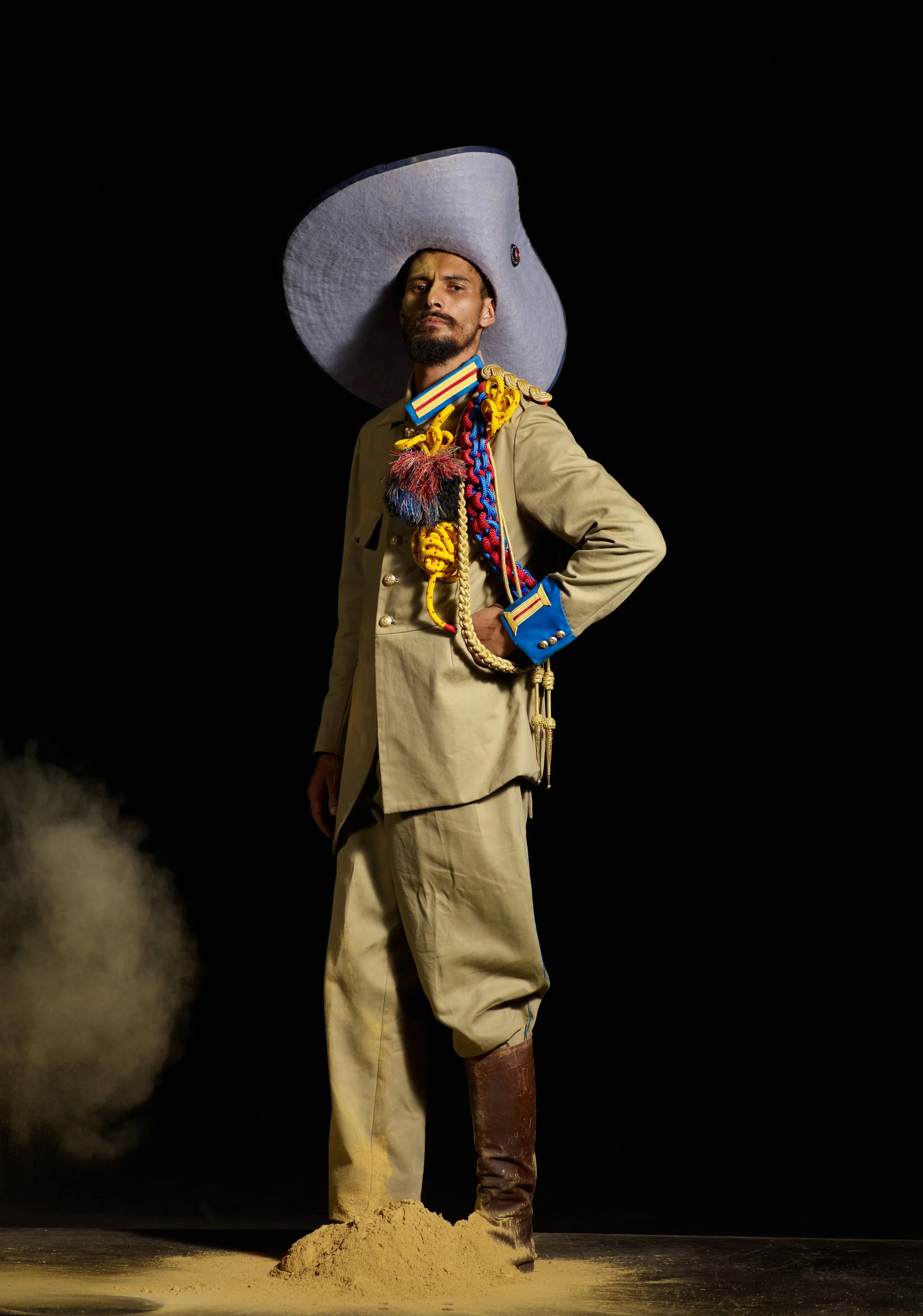 1894 Concept for an opera, workshop still
(Leutwein, Landeshauptmann and
governor of German South West Africa),
December 2012