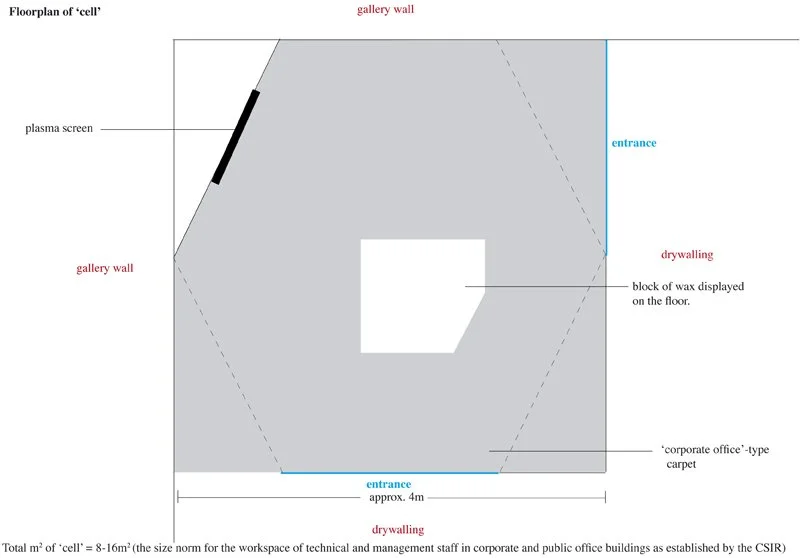 Reaching new frontiers, installation floorplan, 2008