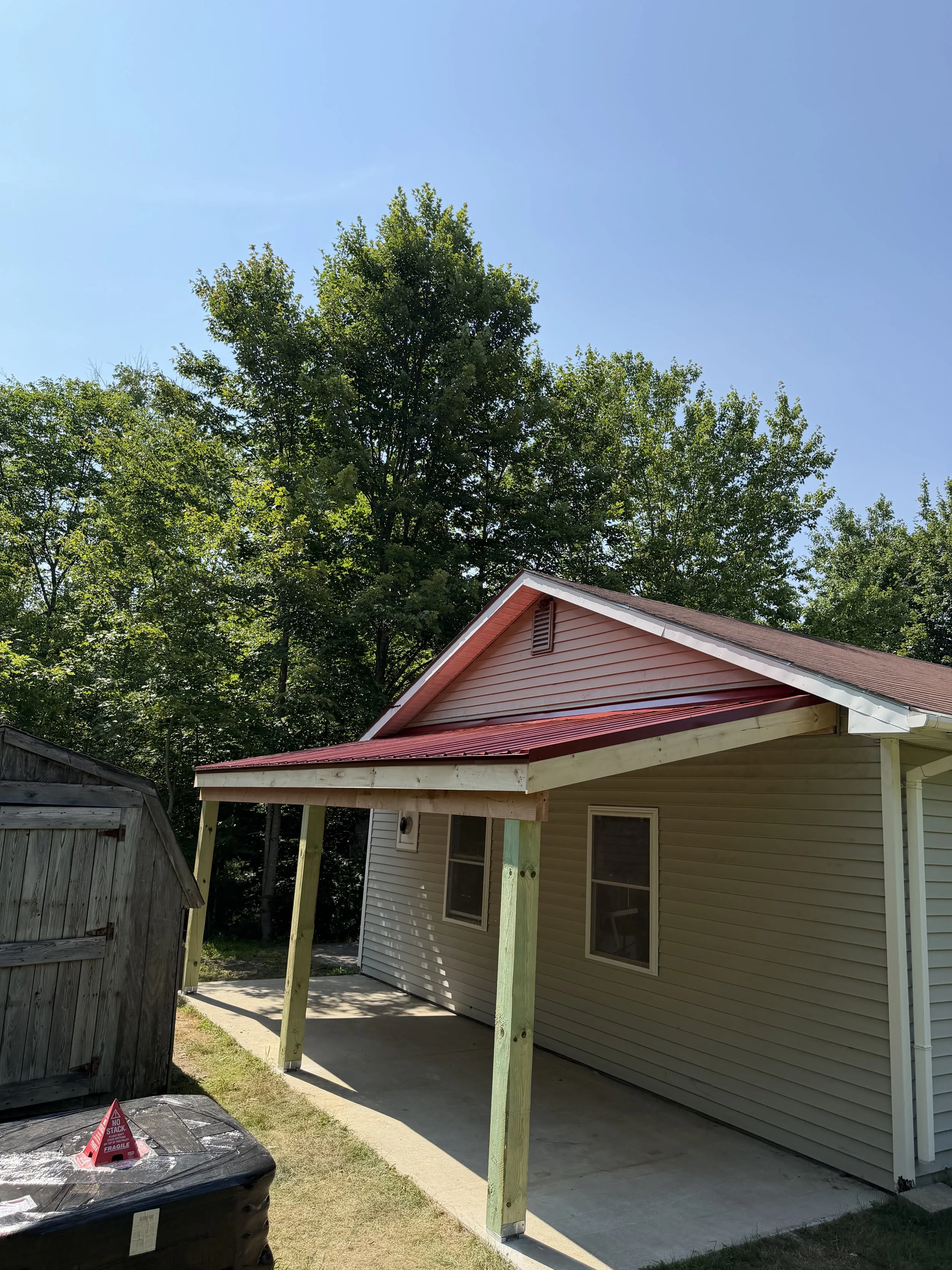 Garage Overhang
