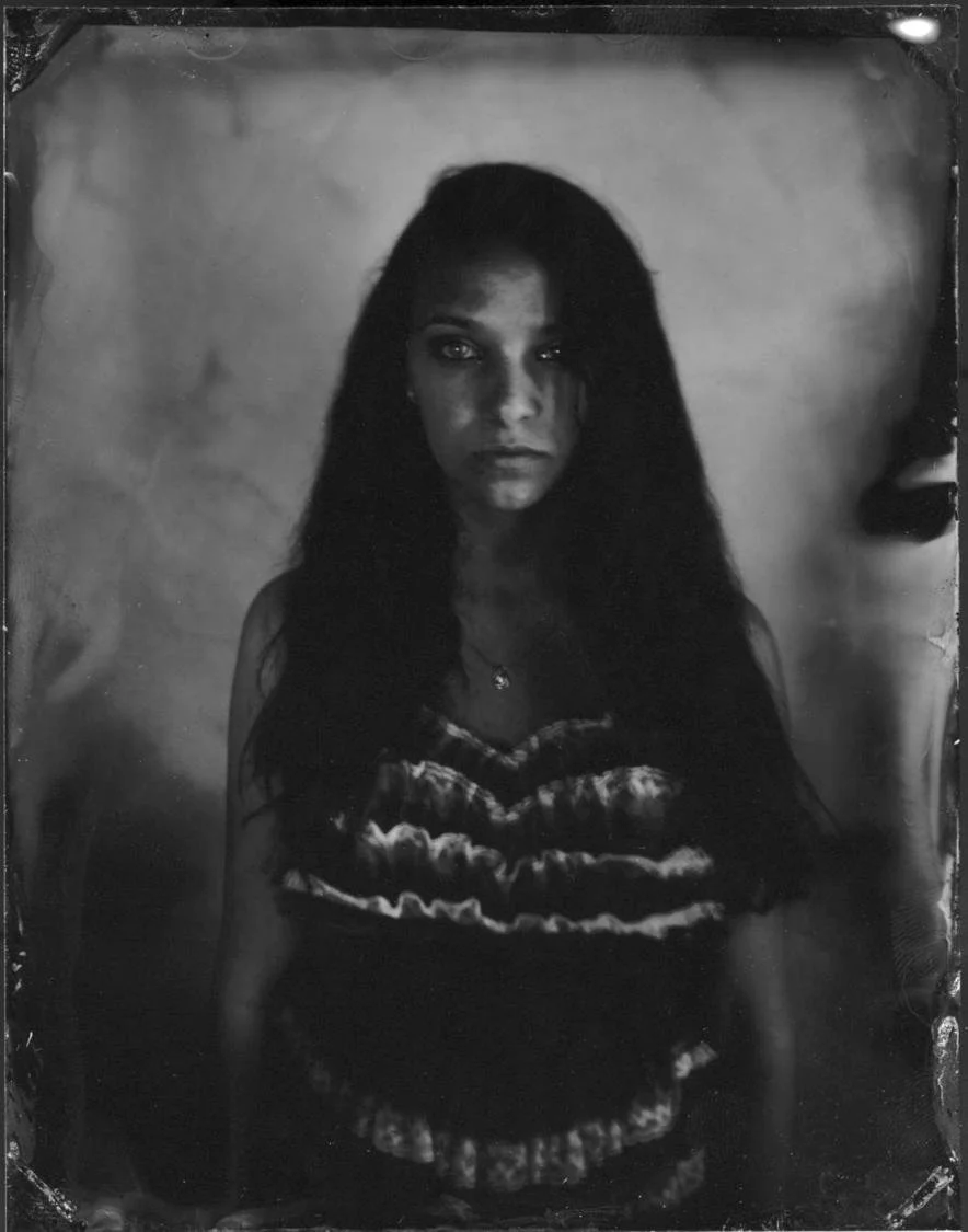 Mother's Ballgown, Tintype