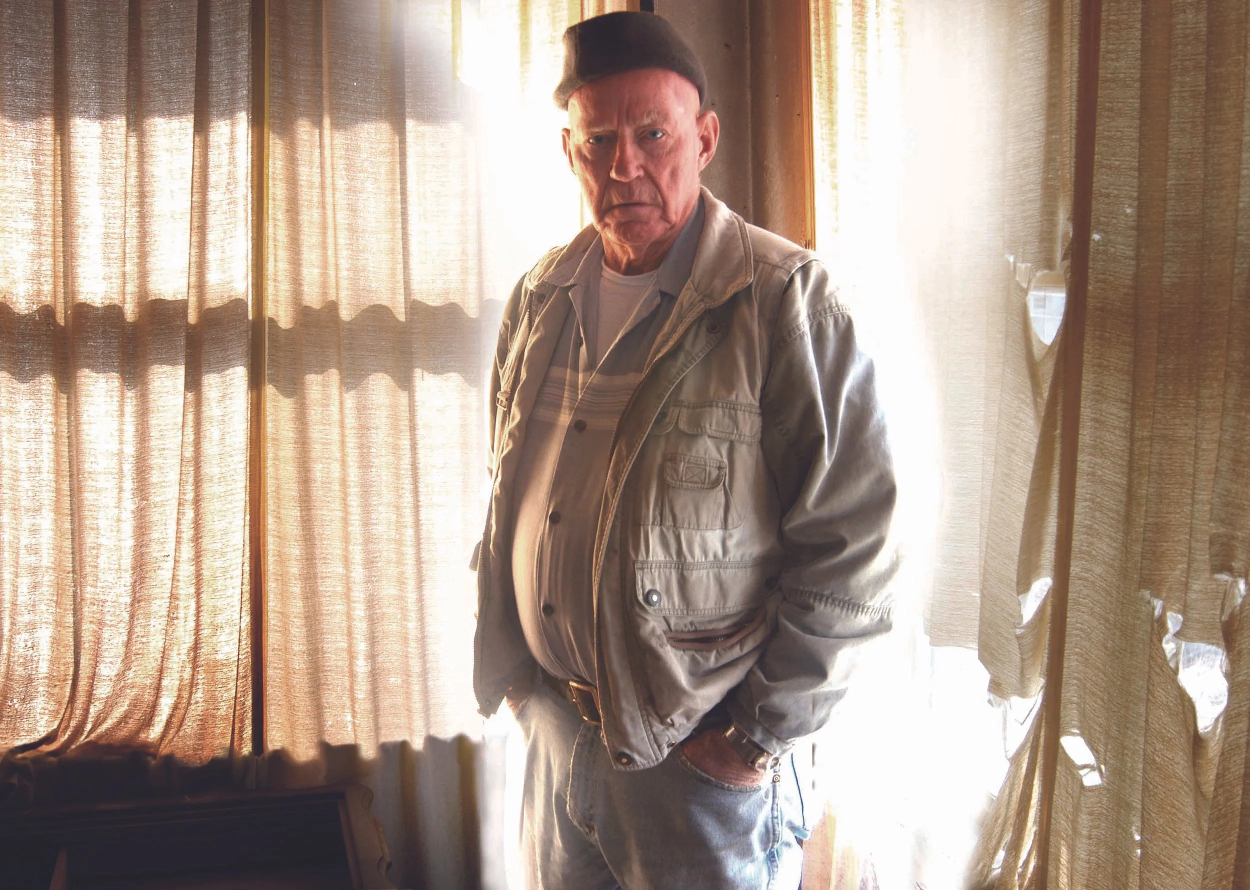 Mac in his antique store that had a fire but he still went there every day