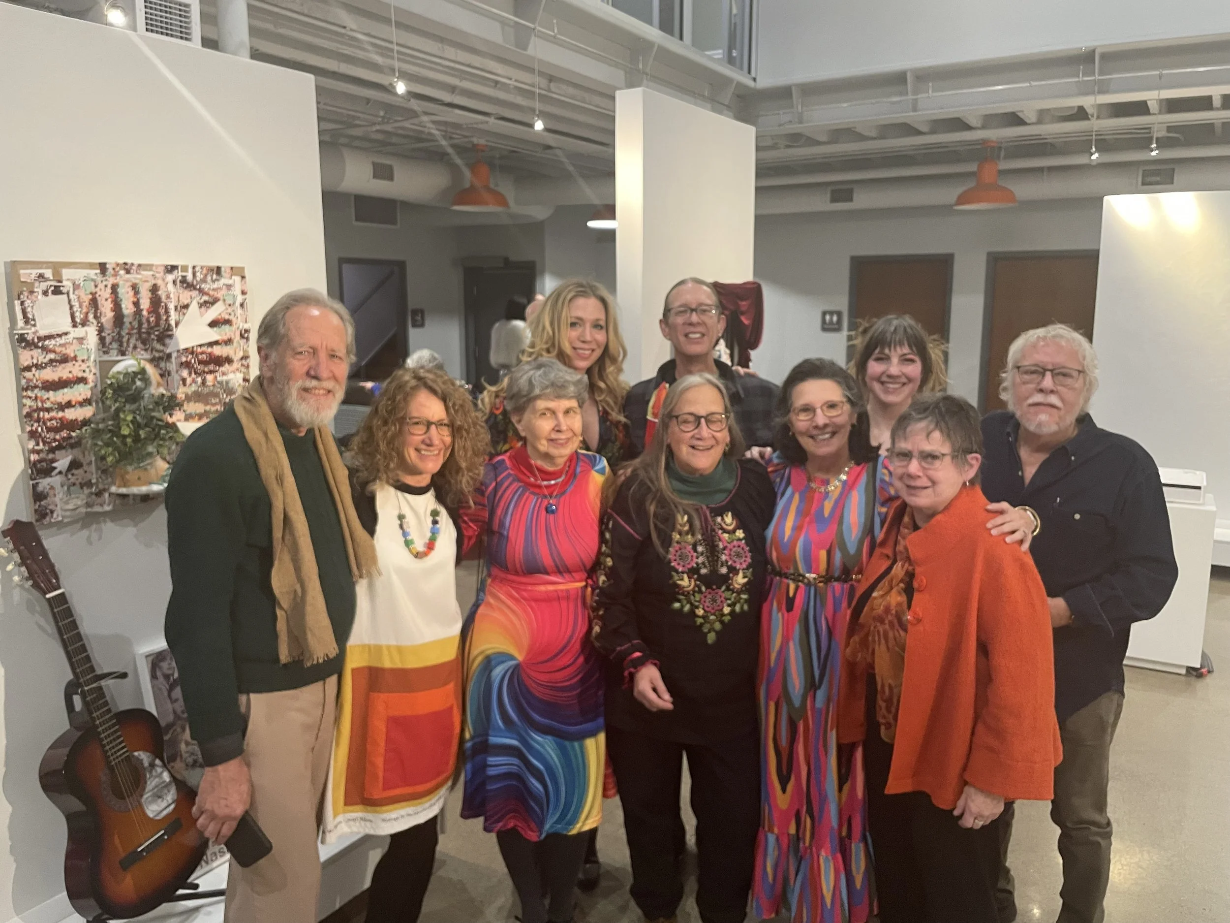 What a star-studded photo of prominent Arts Council members, Dingeldein recipients, and amazing artists!