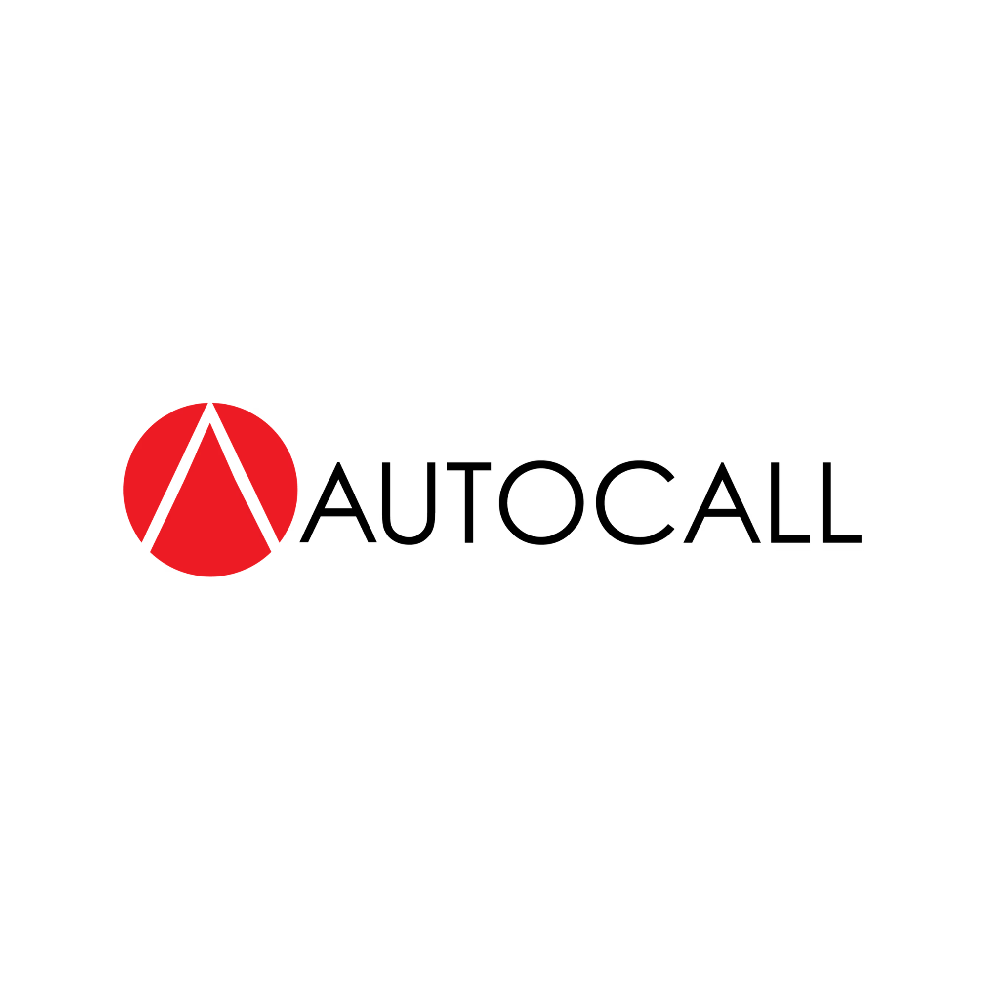 Autocall logo with red 'A' symbol and black text