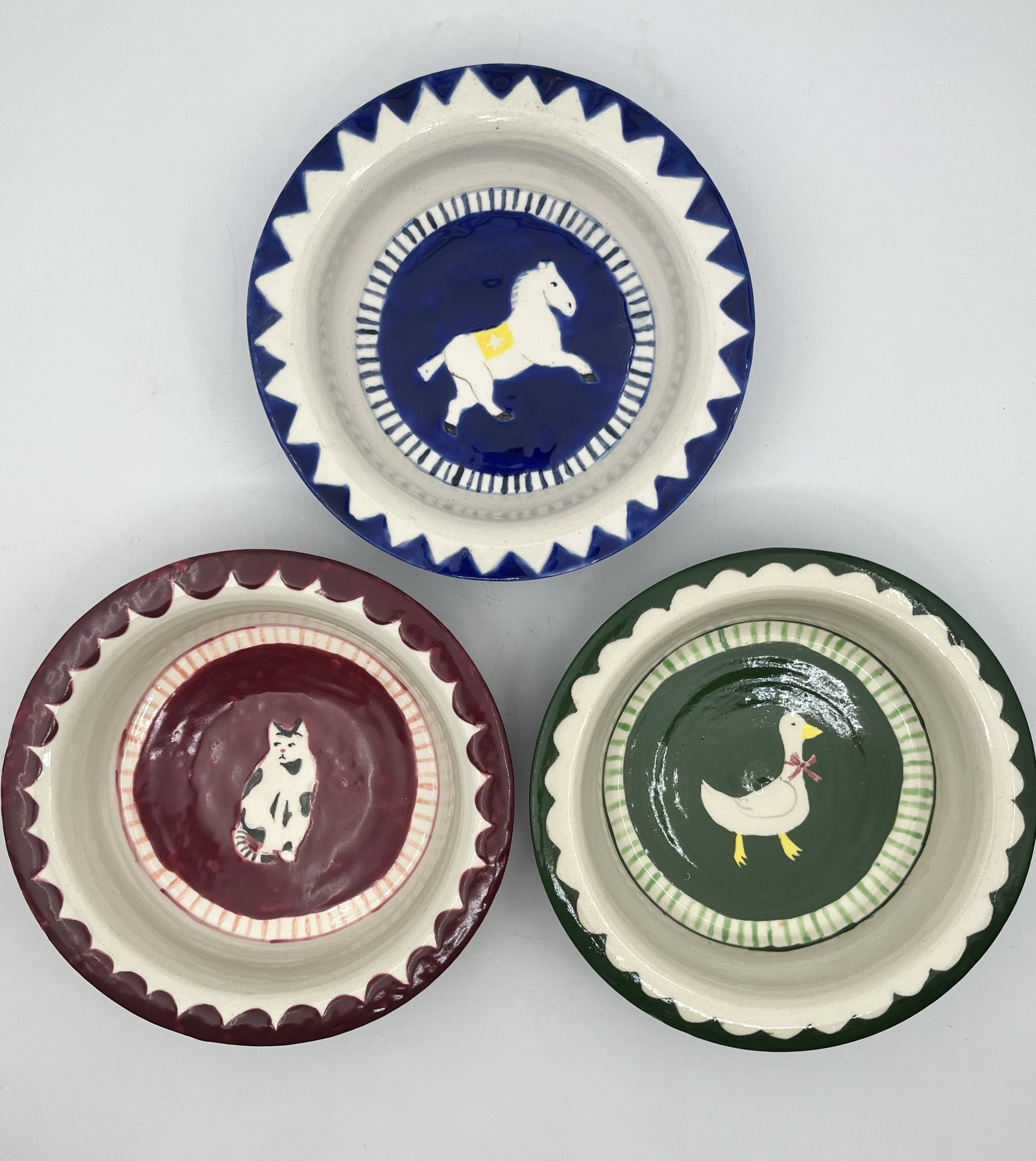 Set of ceramic bowls, 2024