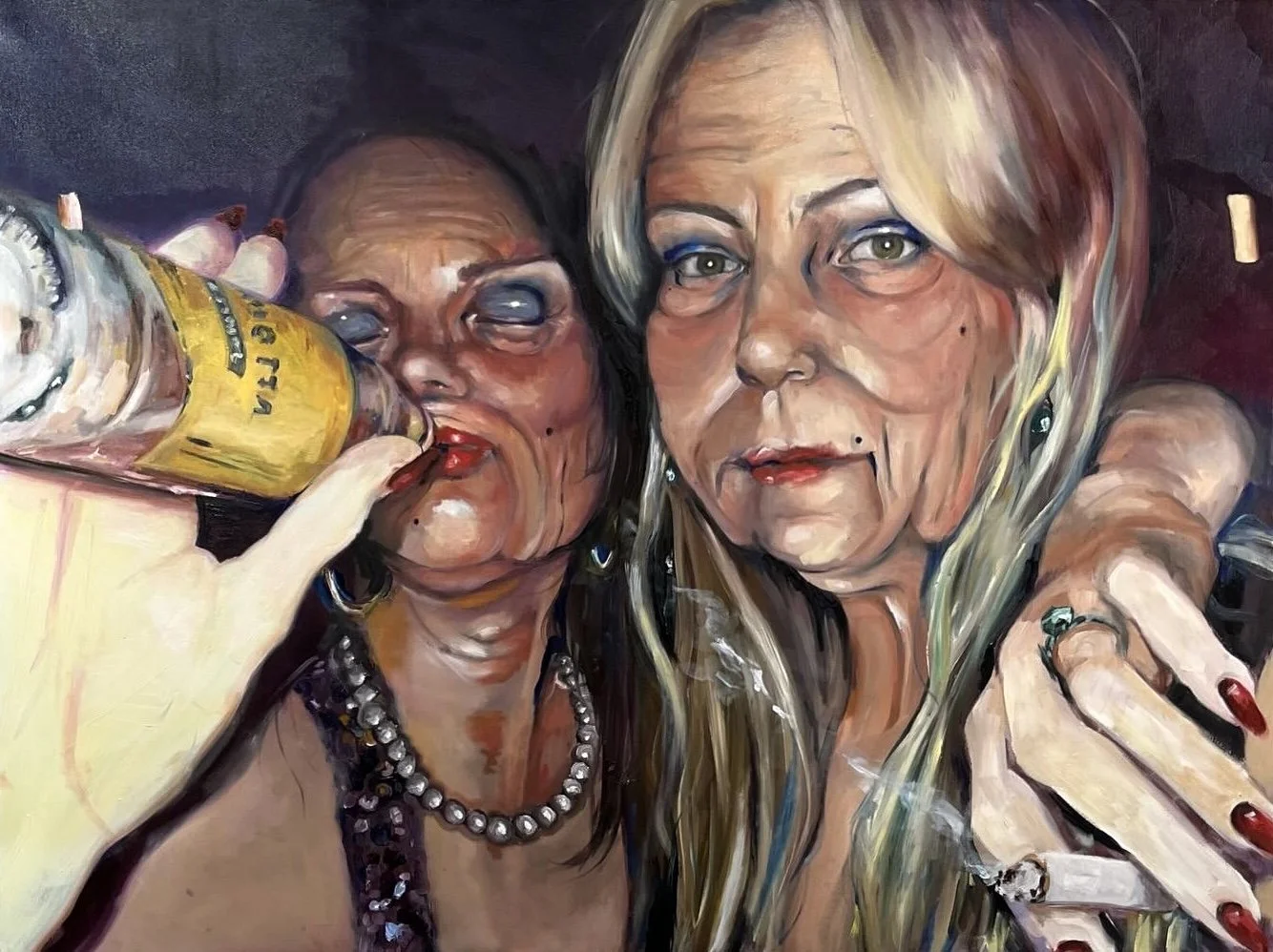 'Ladies Night', 2025, Oil on canvas