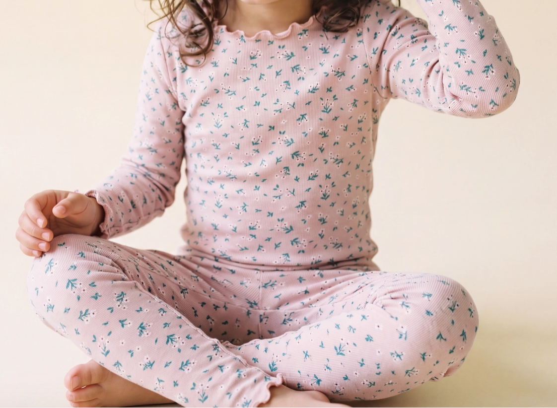 The Ruffle PJ - Floral! *PRE-ORDER*
