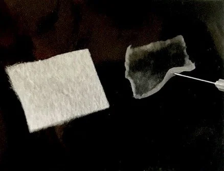 Alginate pad and hydrated wound gel