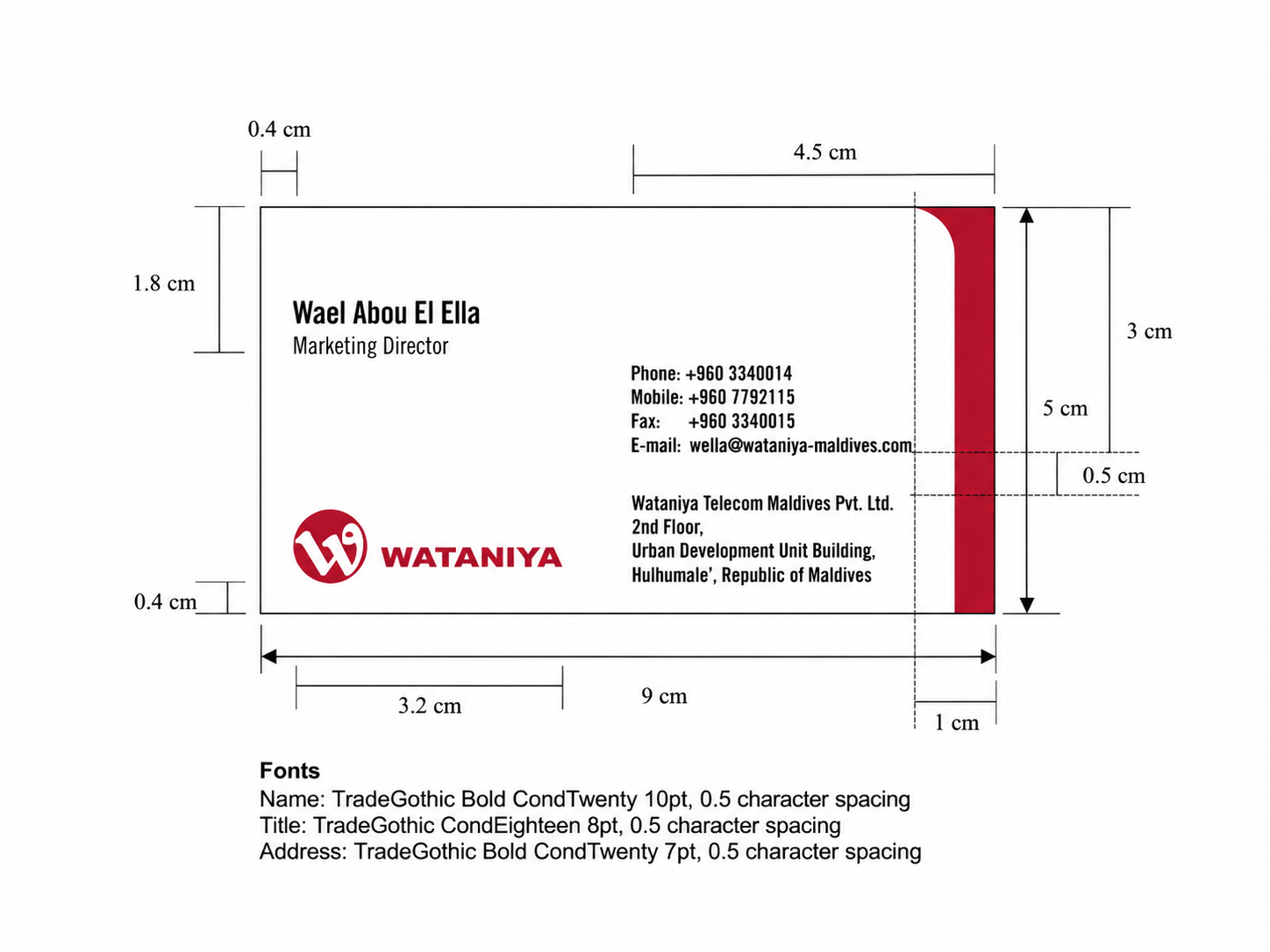 Wataniya Maldives Branding