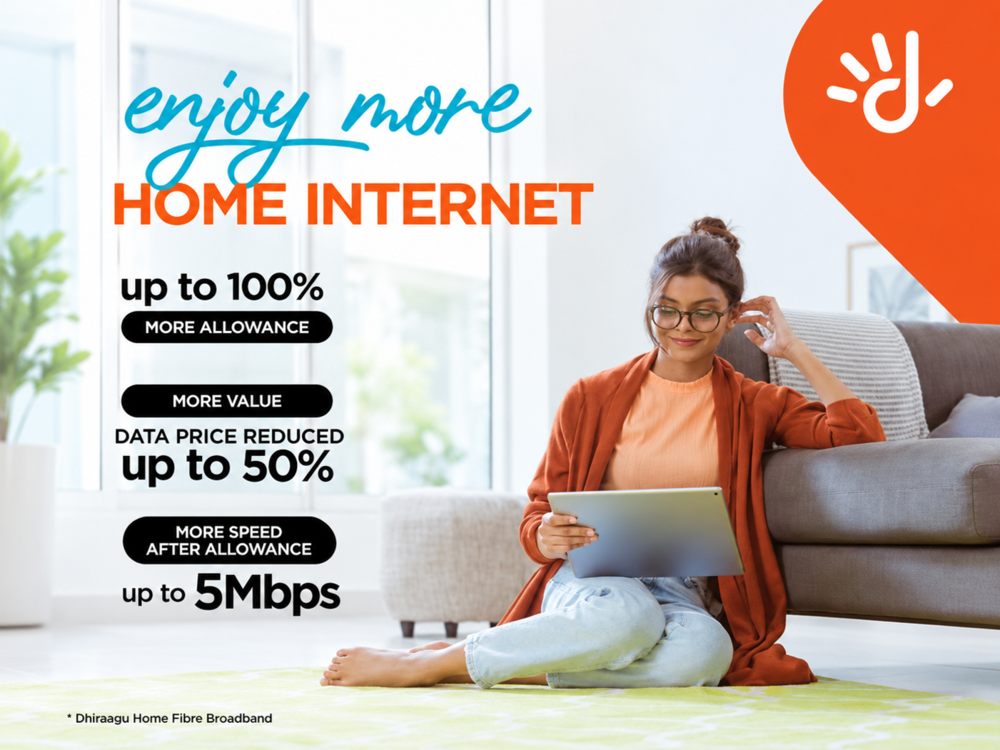 Dhiraagu Home Internet