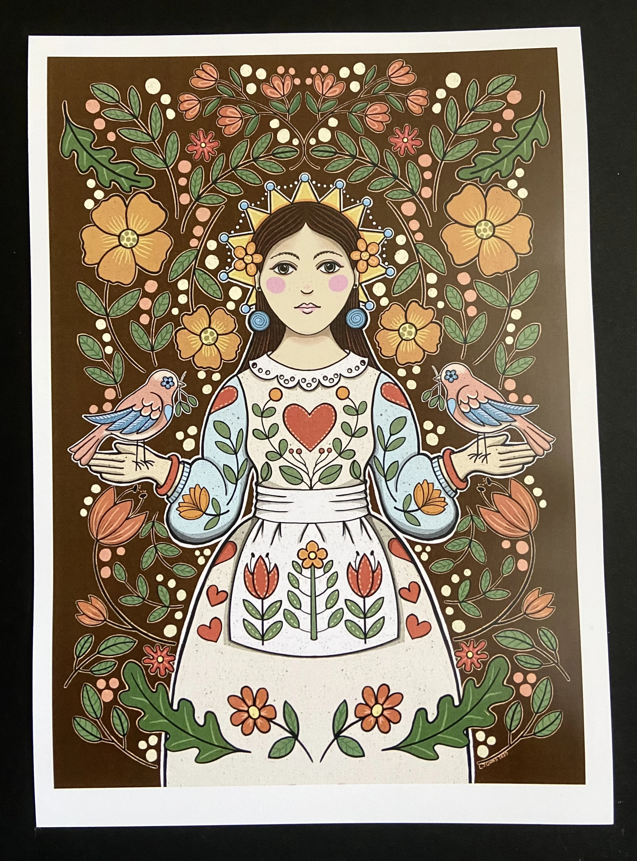 Guardian of the birds A4 print
