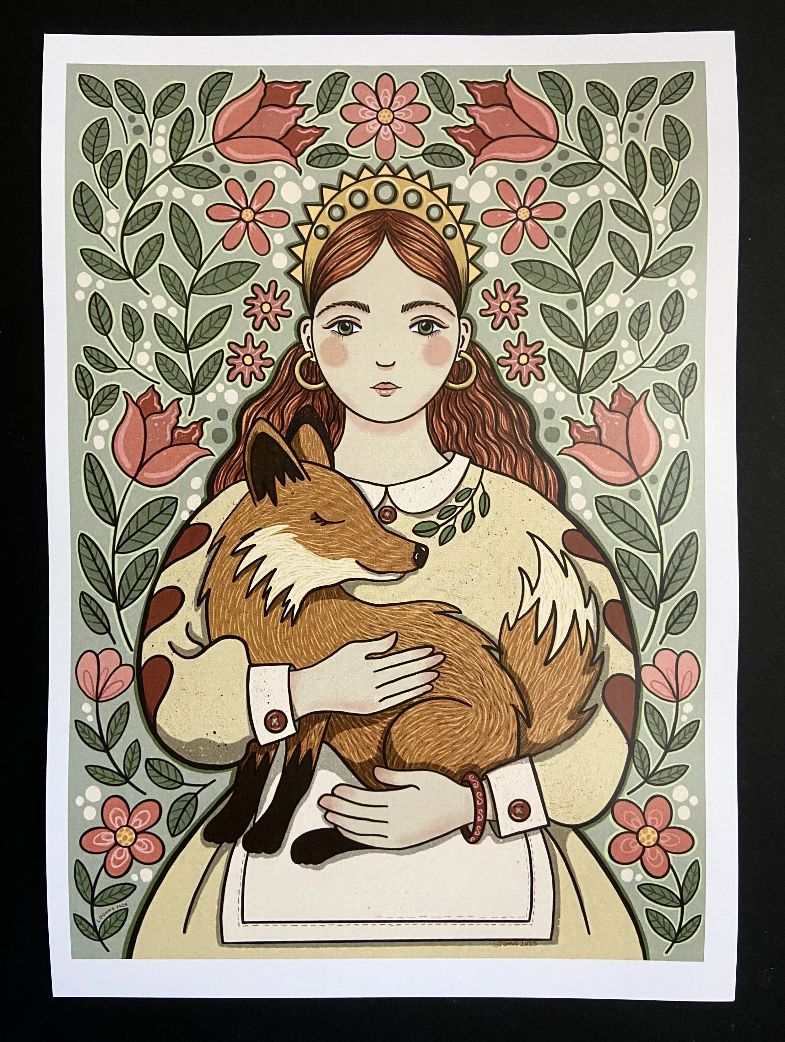 Guardian of the foxes A4 print