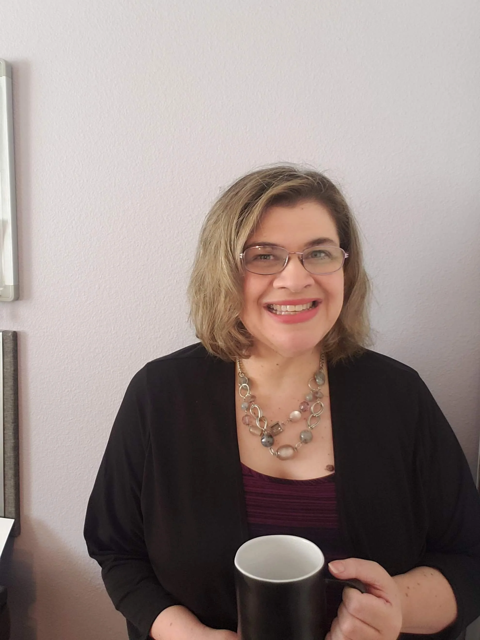 Carolyn Wahl, host of the Middle School Cafe A podcast for ELA teachers