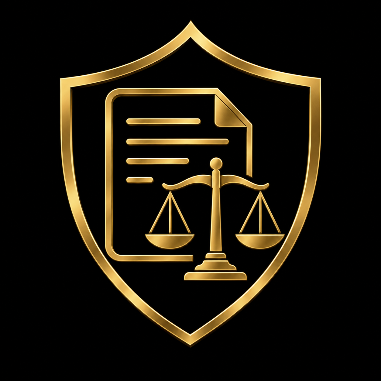 Gold shield icon representing probate and estate administration.