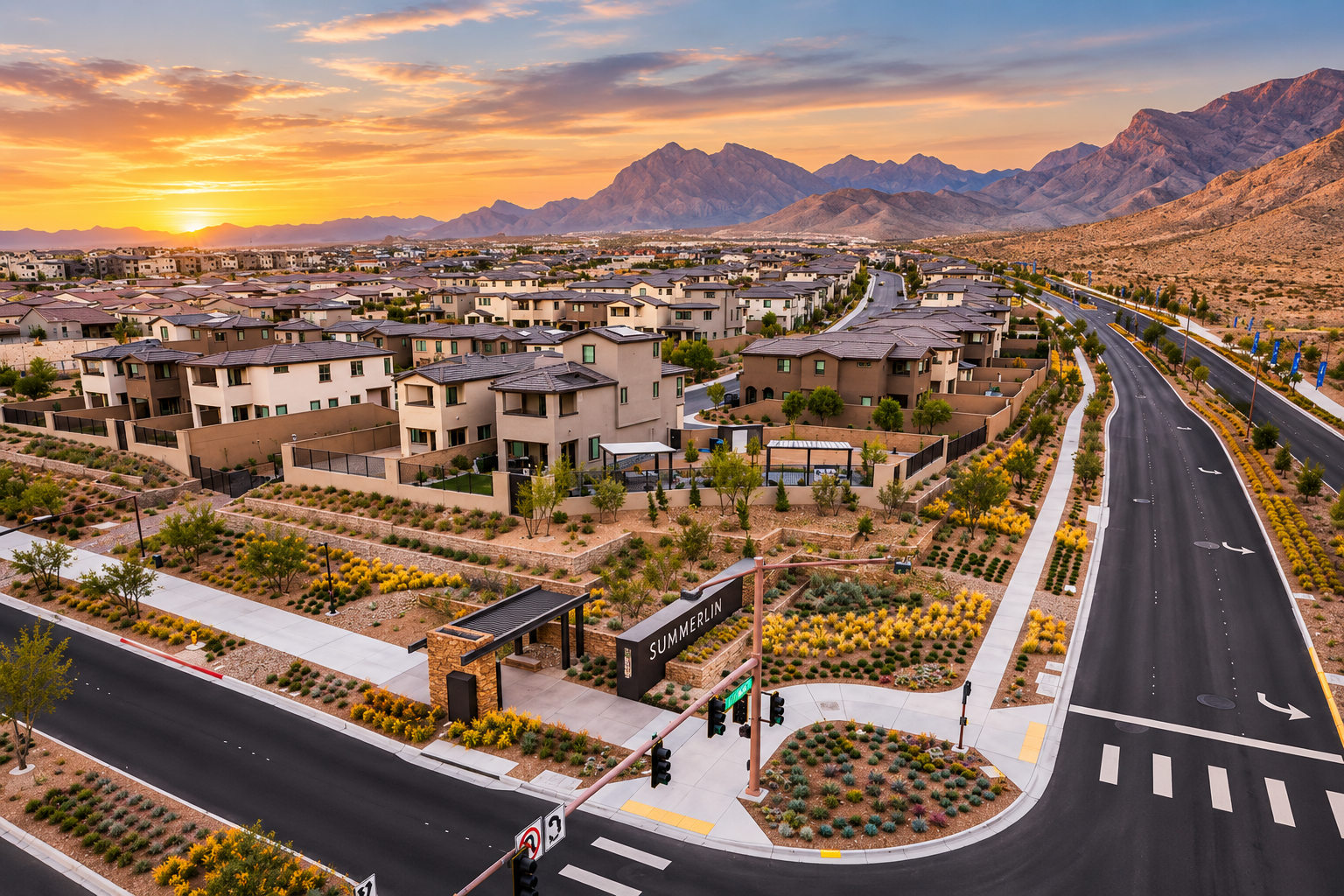 Homes and neighborhoods in Summerlin, Las Vegas