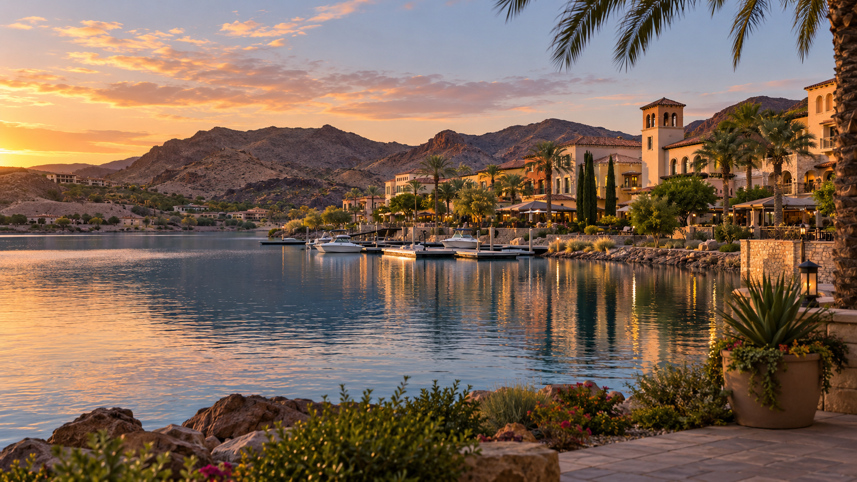Lake Las Vegas waterfront community in Henderson, Nevada