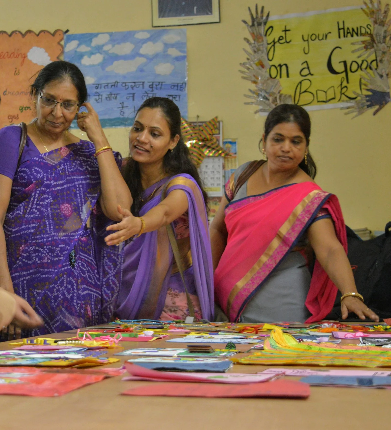 Government school teachers in a capacity building program.